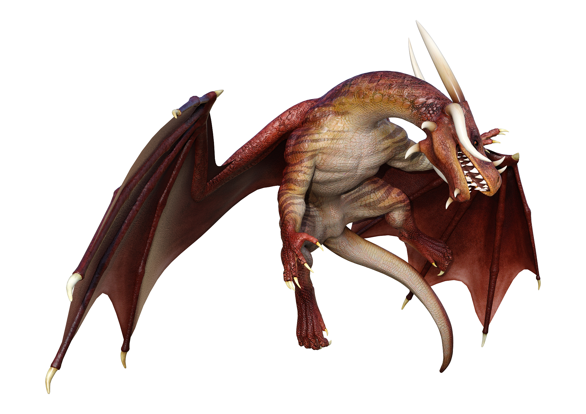 3d dragon fantasy illustration