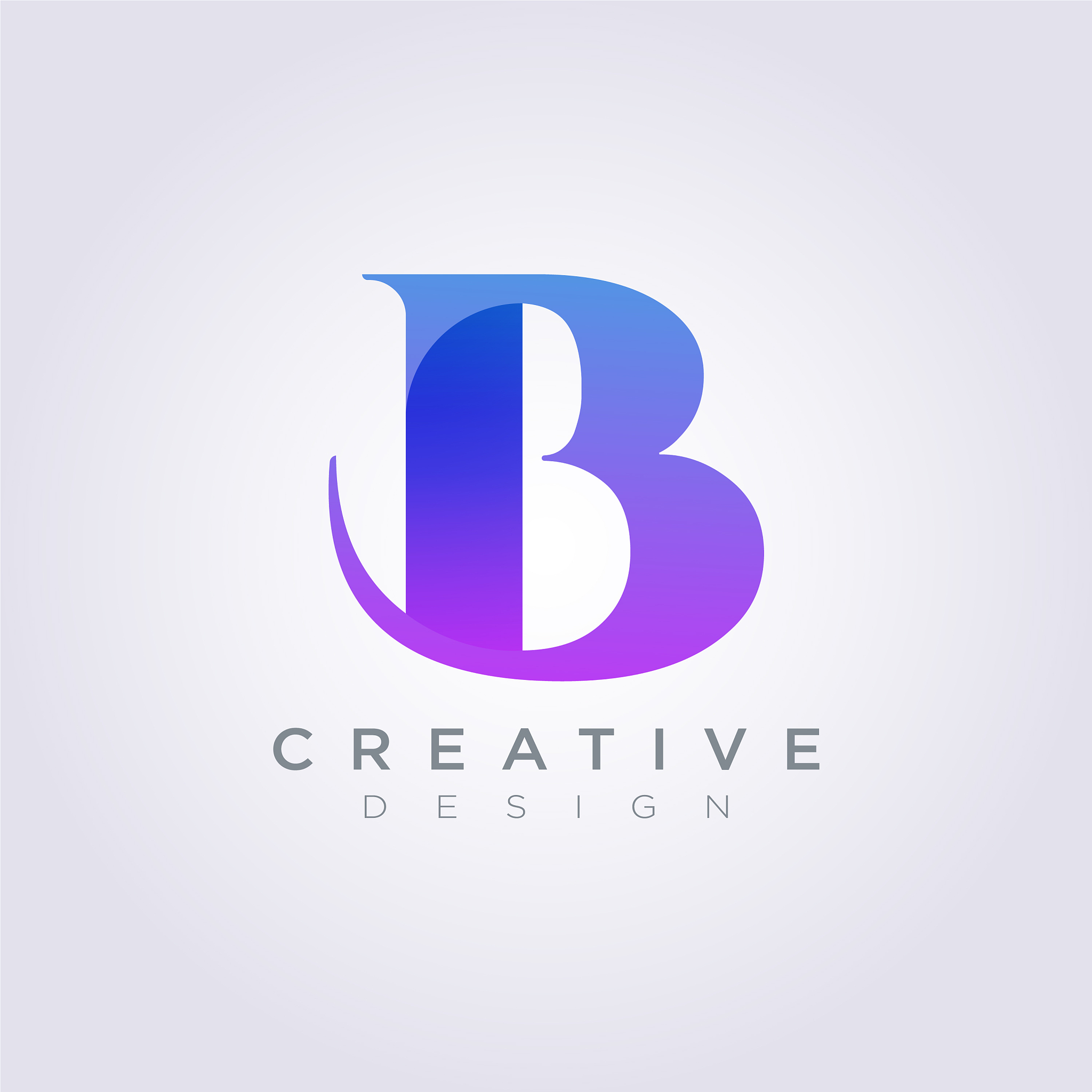 letter b design clipart symbol logo template