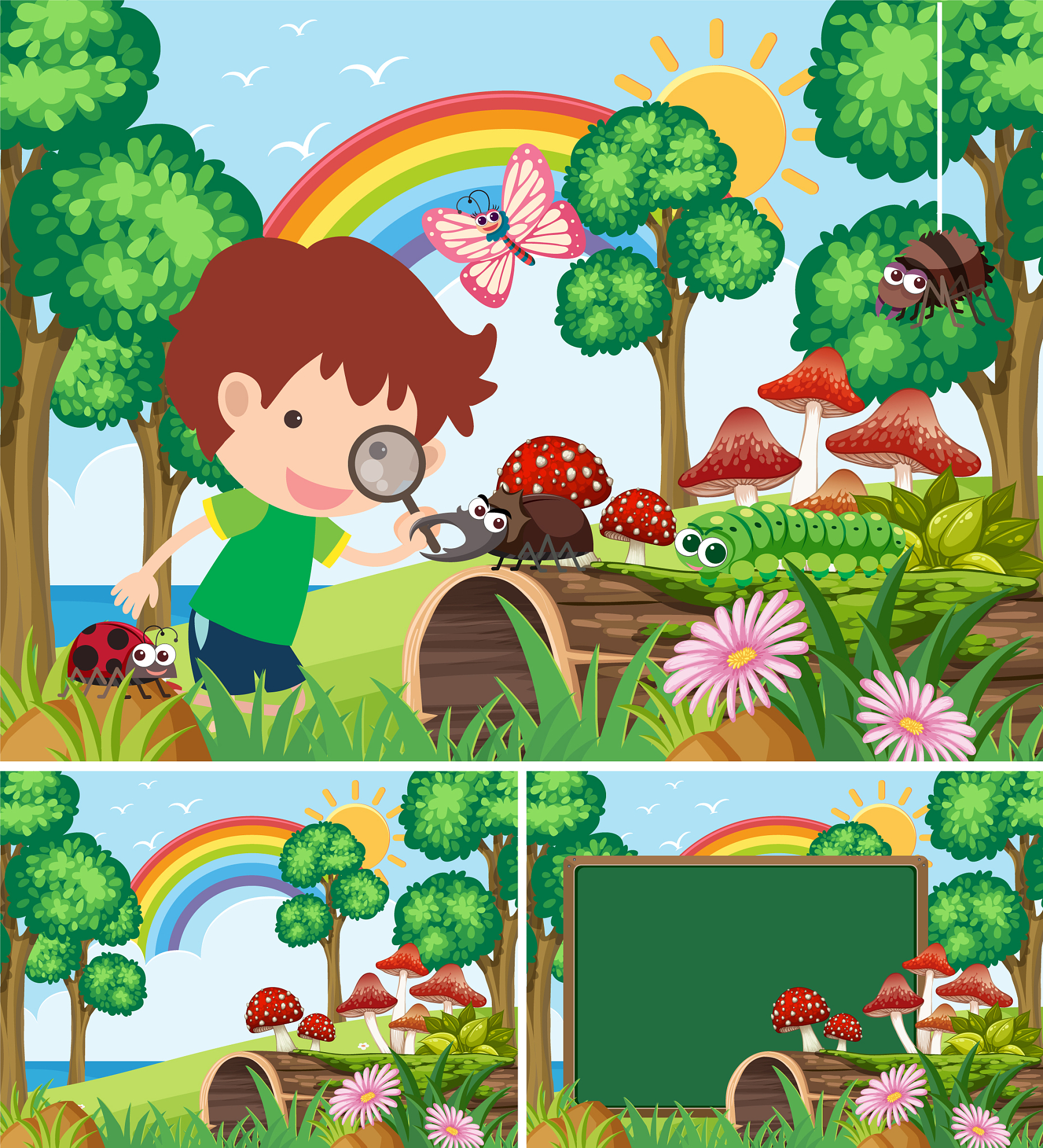 校园小花园，我的快乐角落