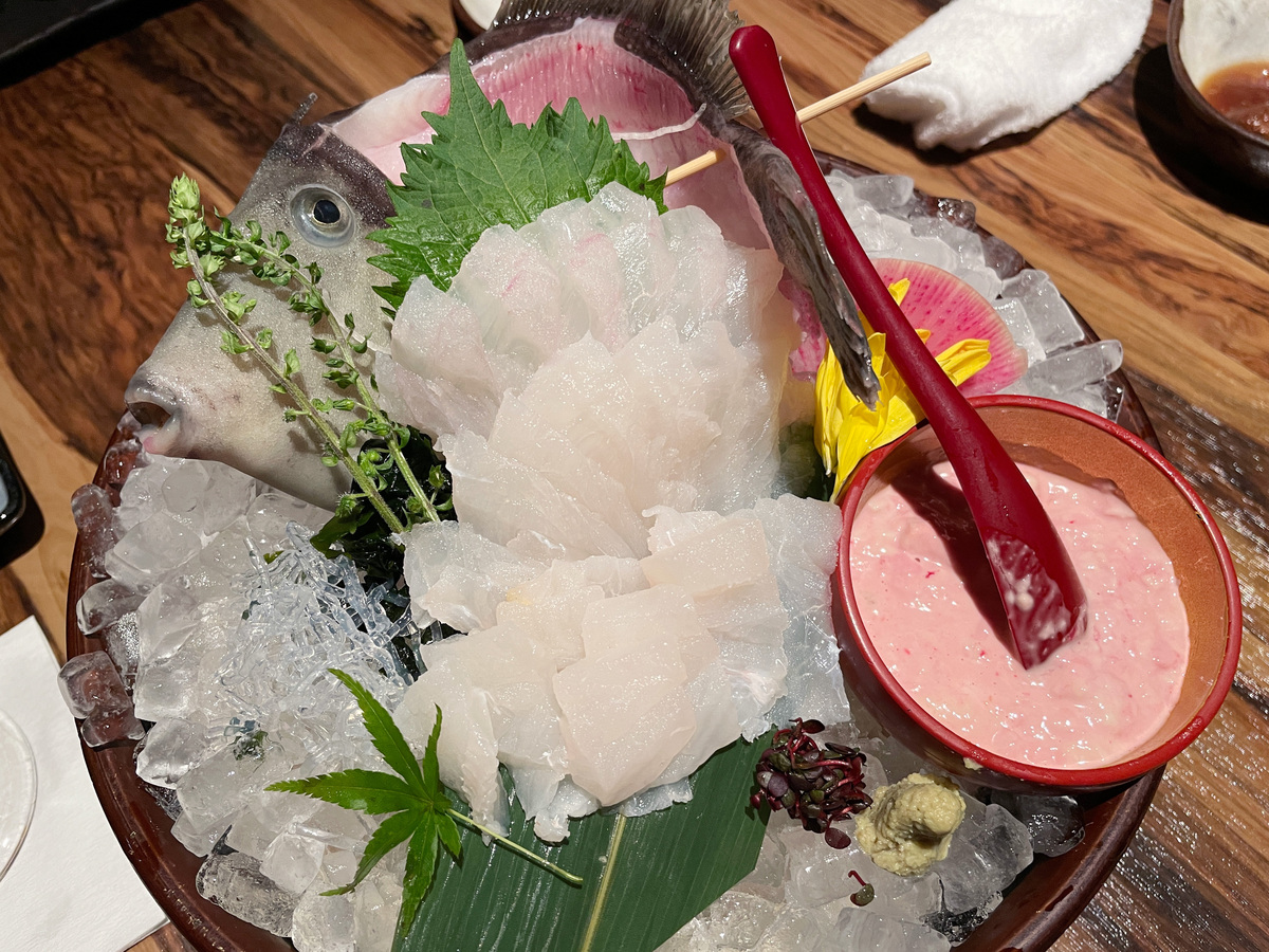 夸赞鱼生这道菜