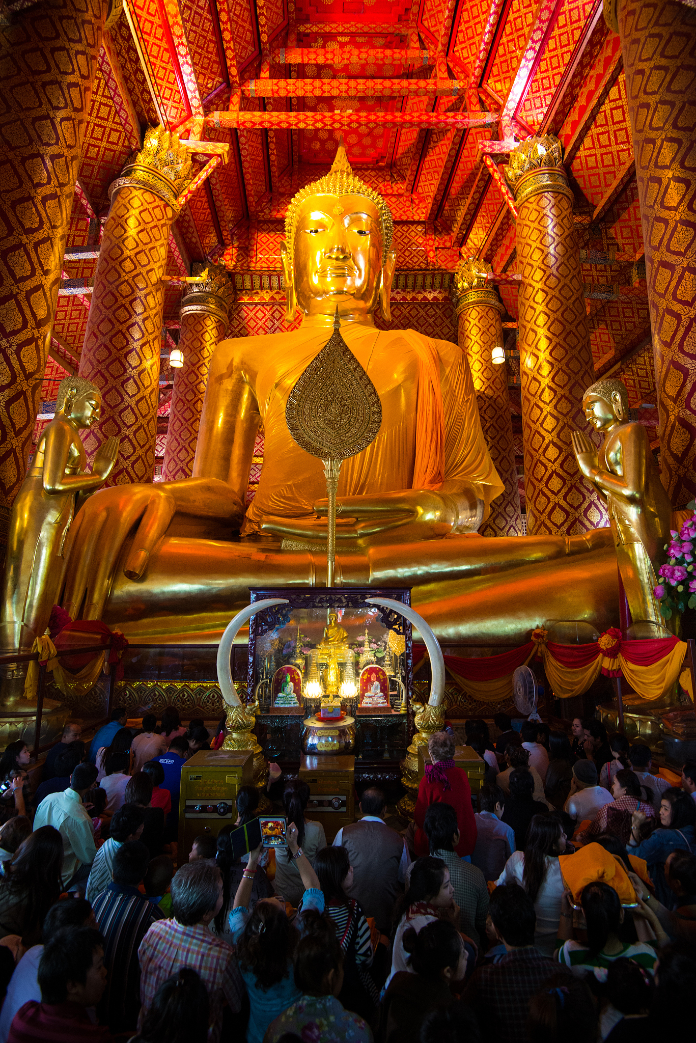 big buddha in ayutthaya thailand