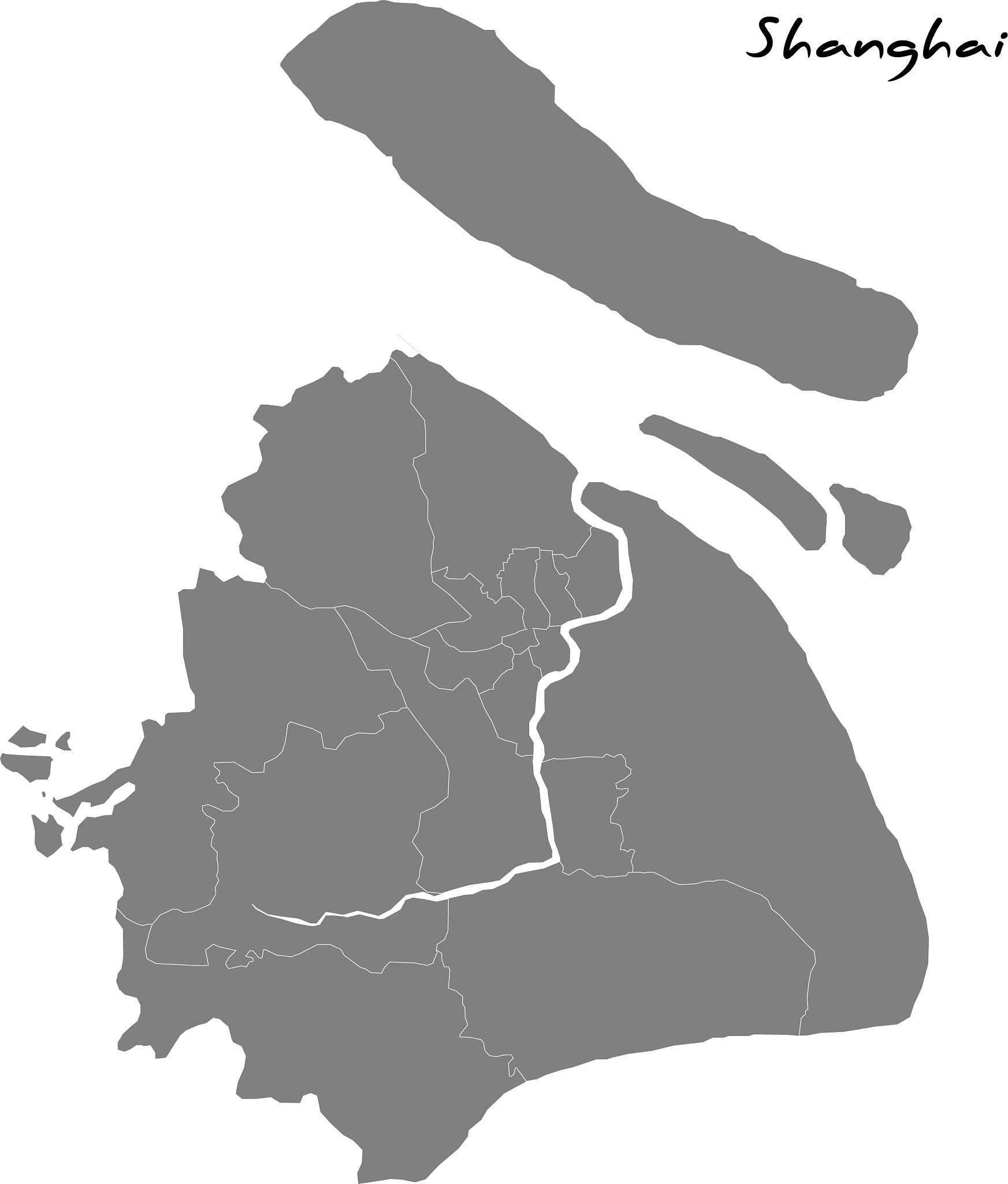 上海六区概况：崇明岛、浦东新区、南汇区、奉贤区、宝山区、金山区