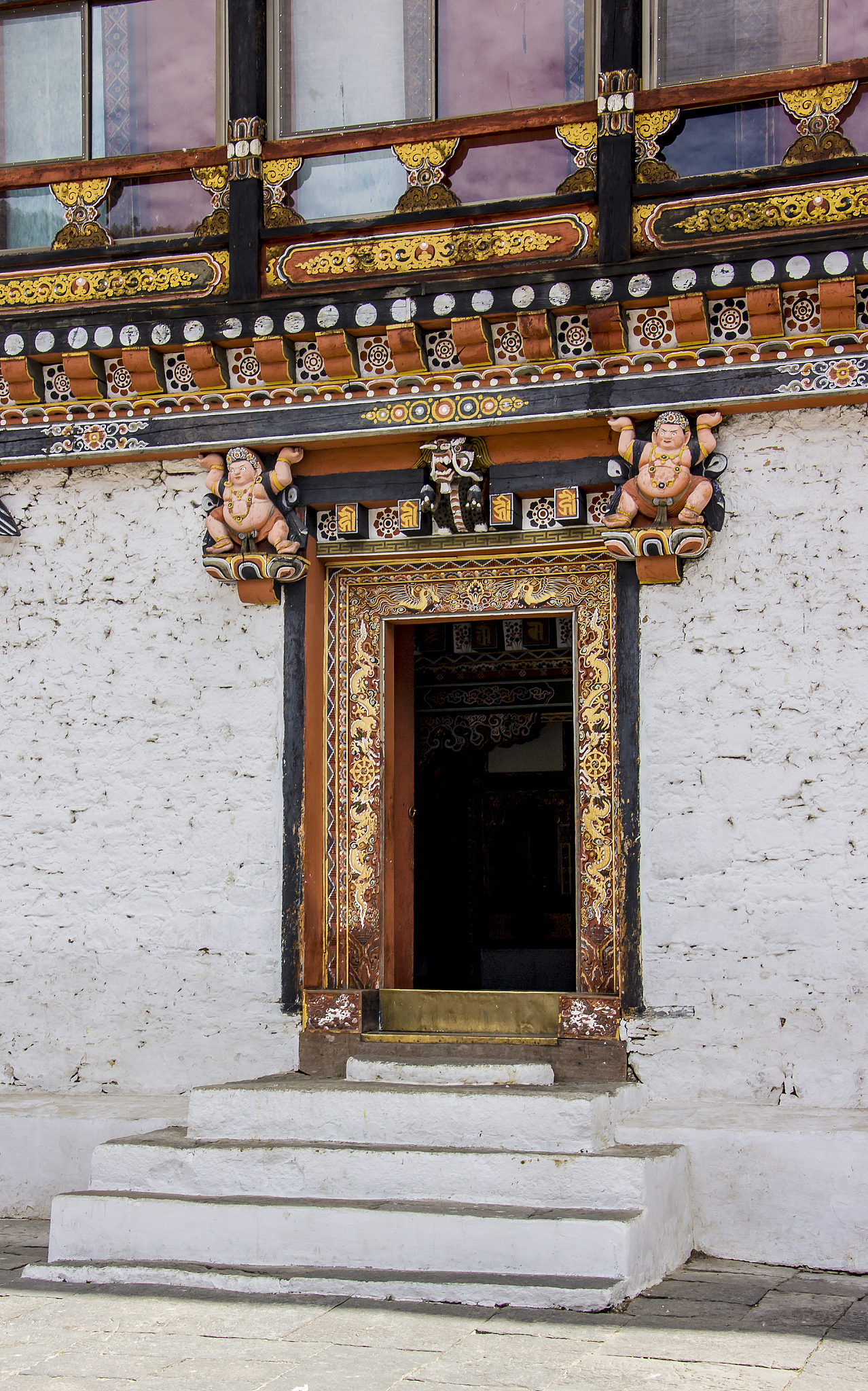 thimpu dzong, detail