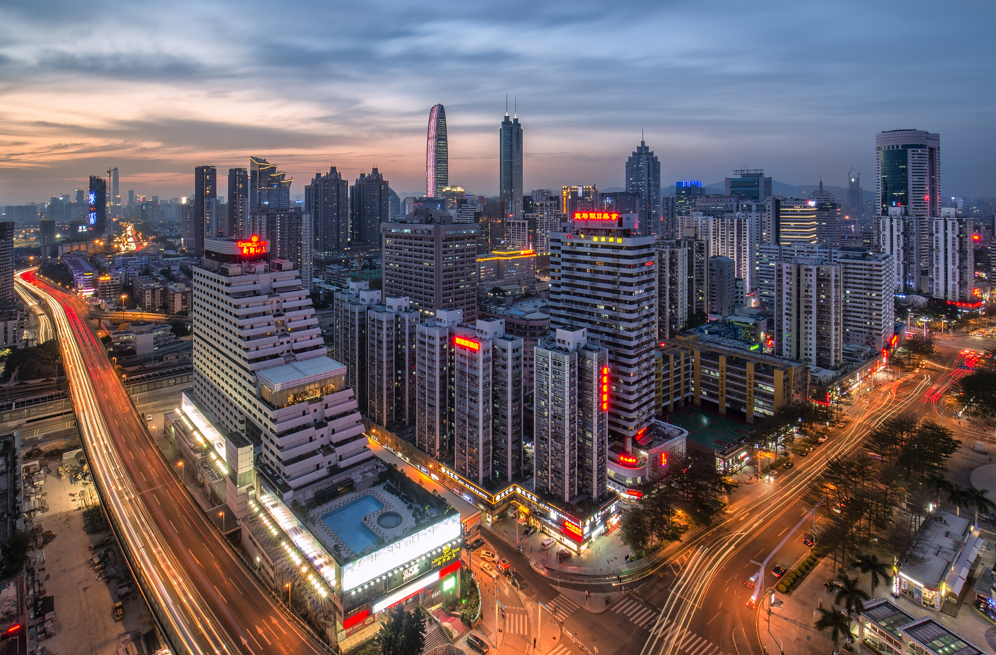 shenzhen at night