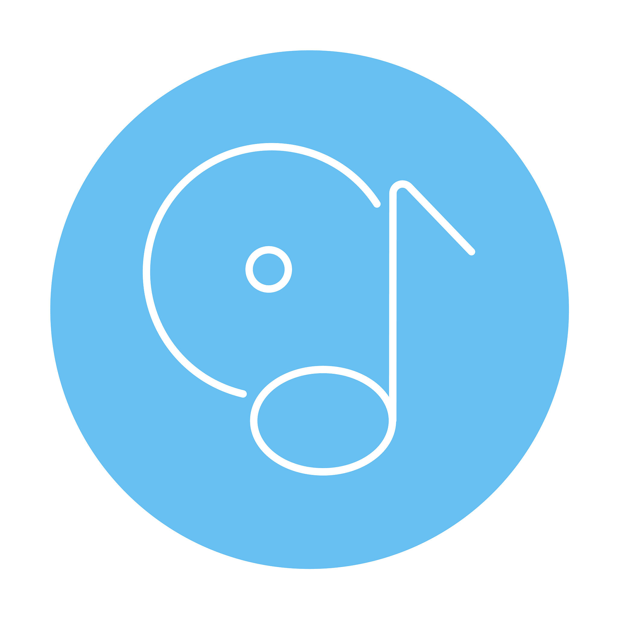 note with disk line icon