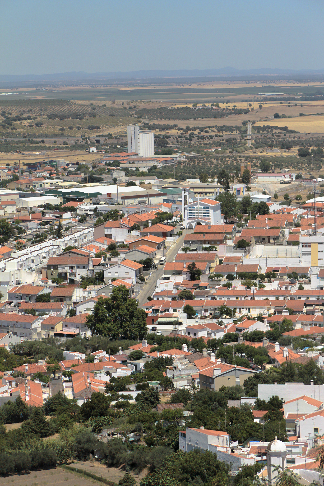 village and plains