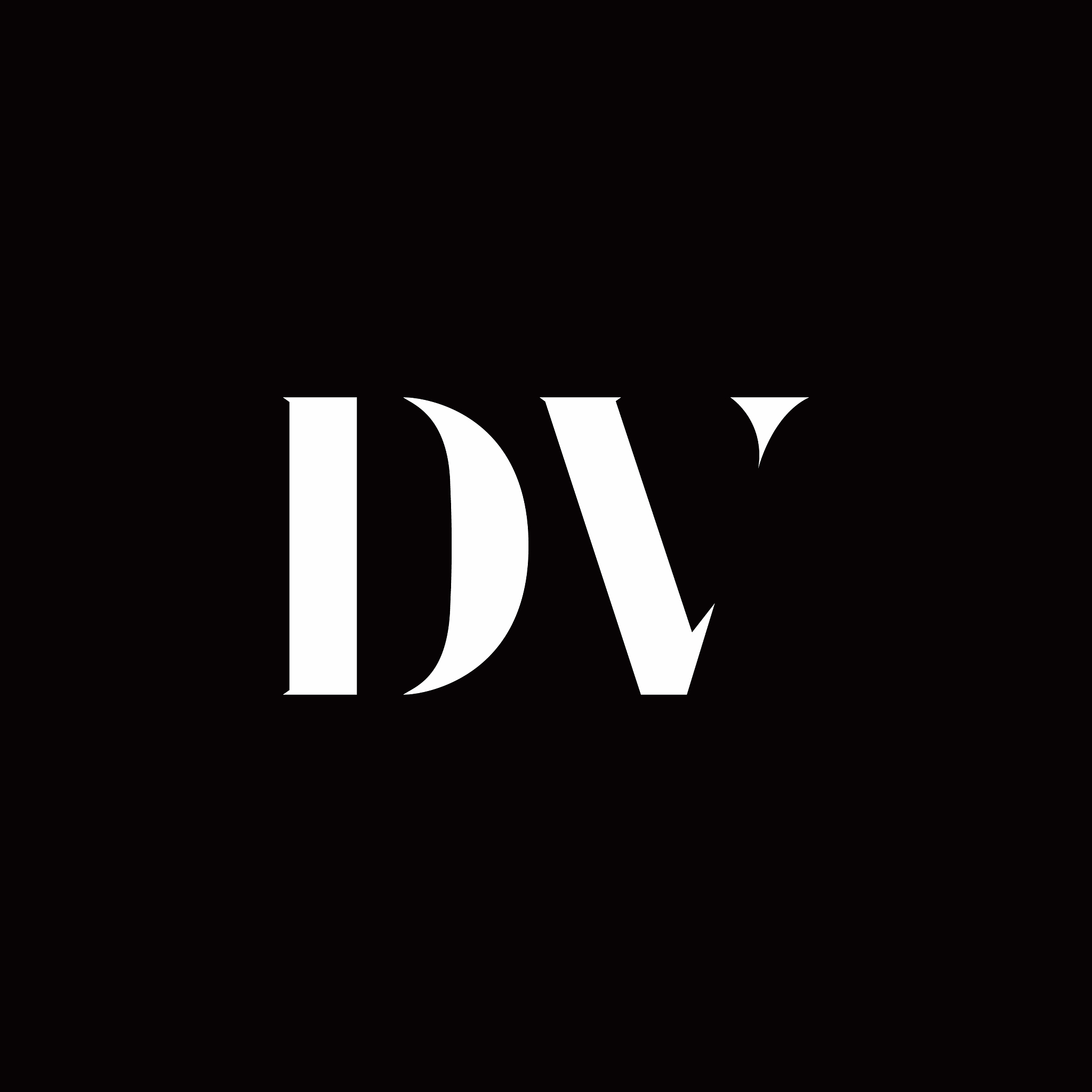 dv logo letter initial logo designs template
