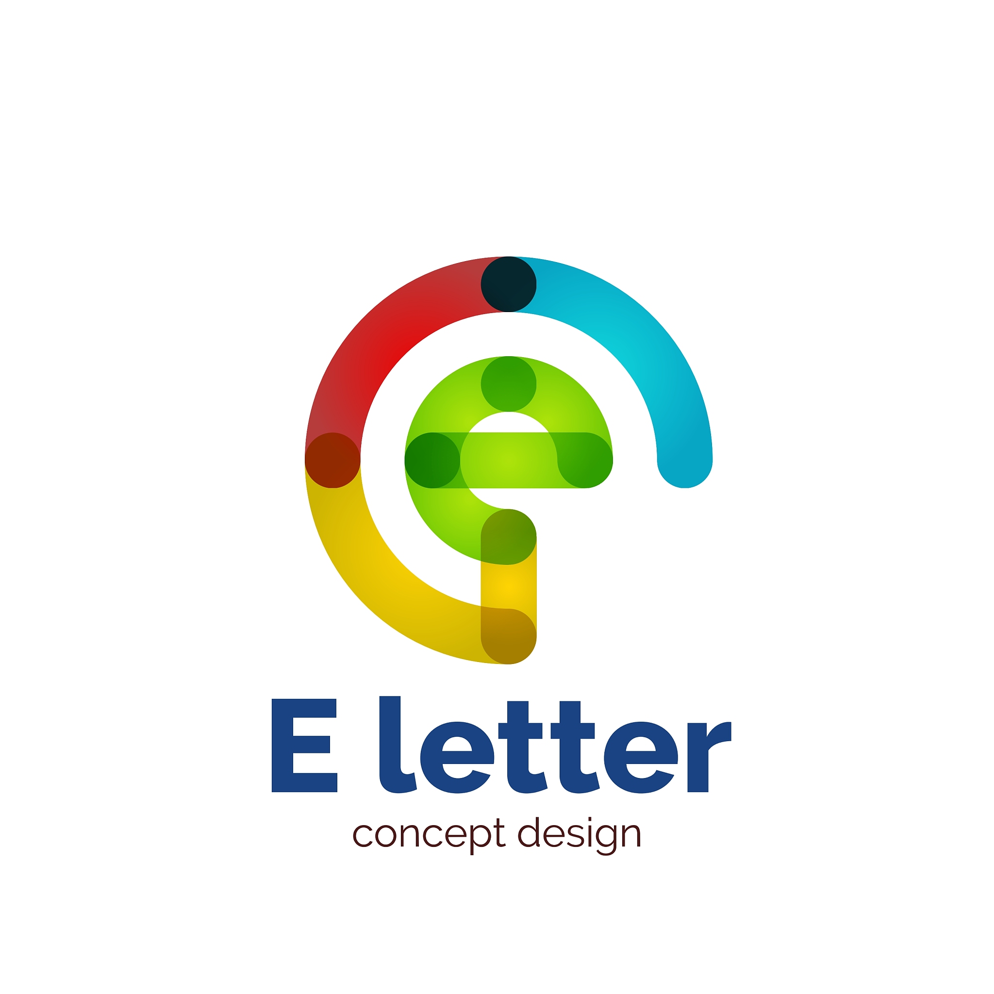 modern minimalistic letter concept logo
