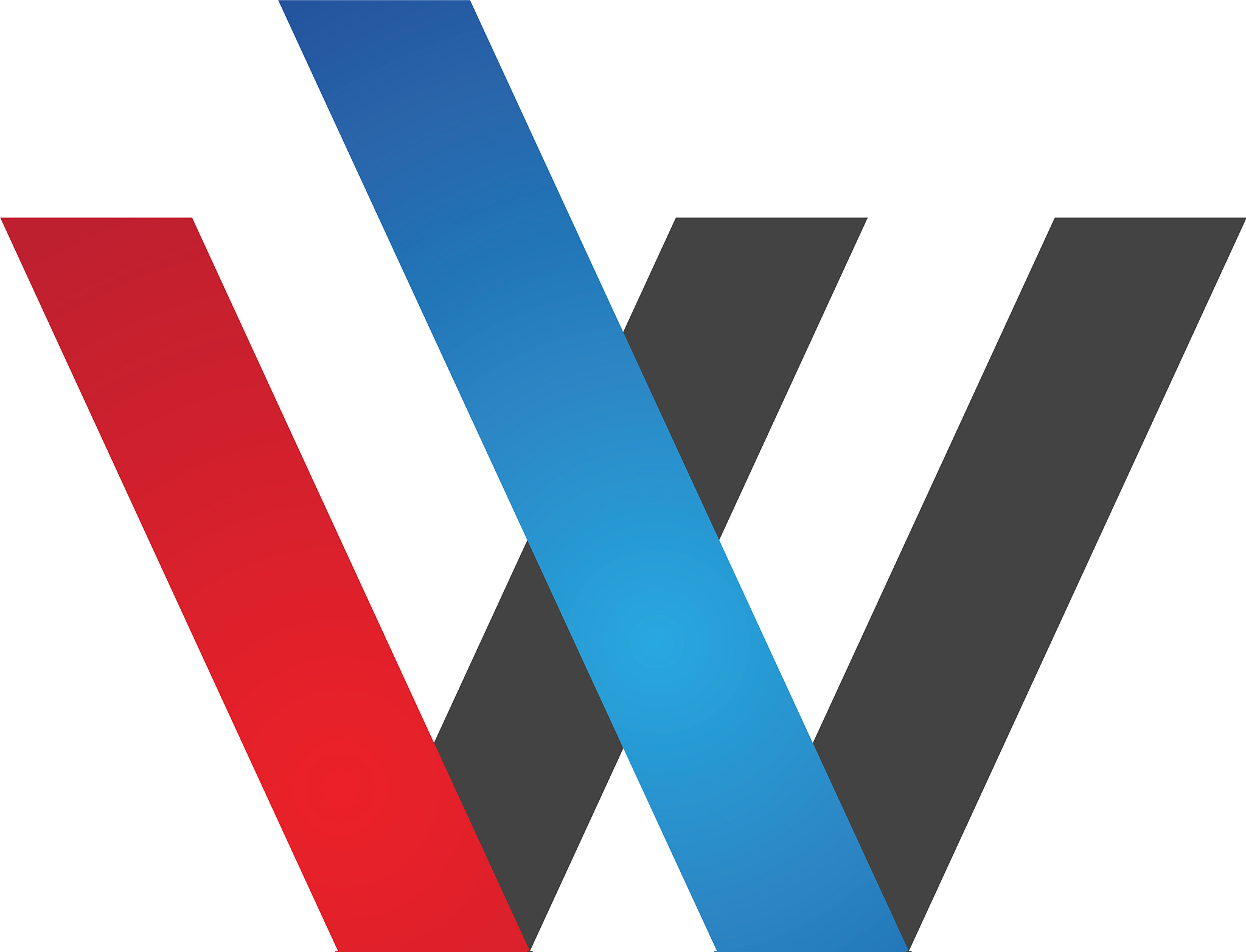 w letter logo template