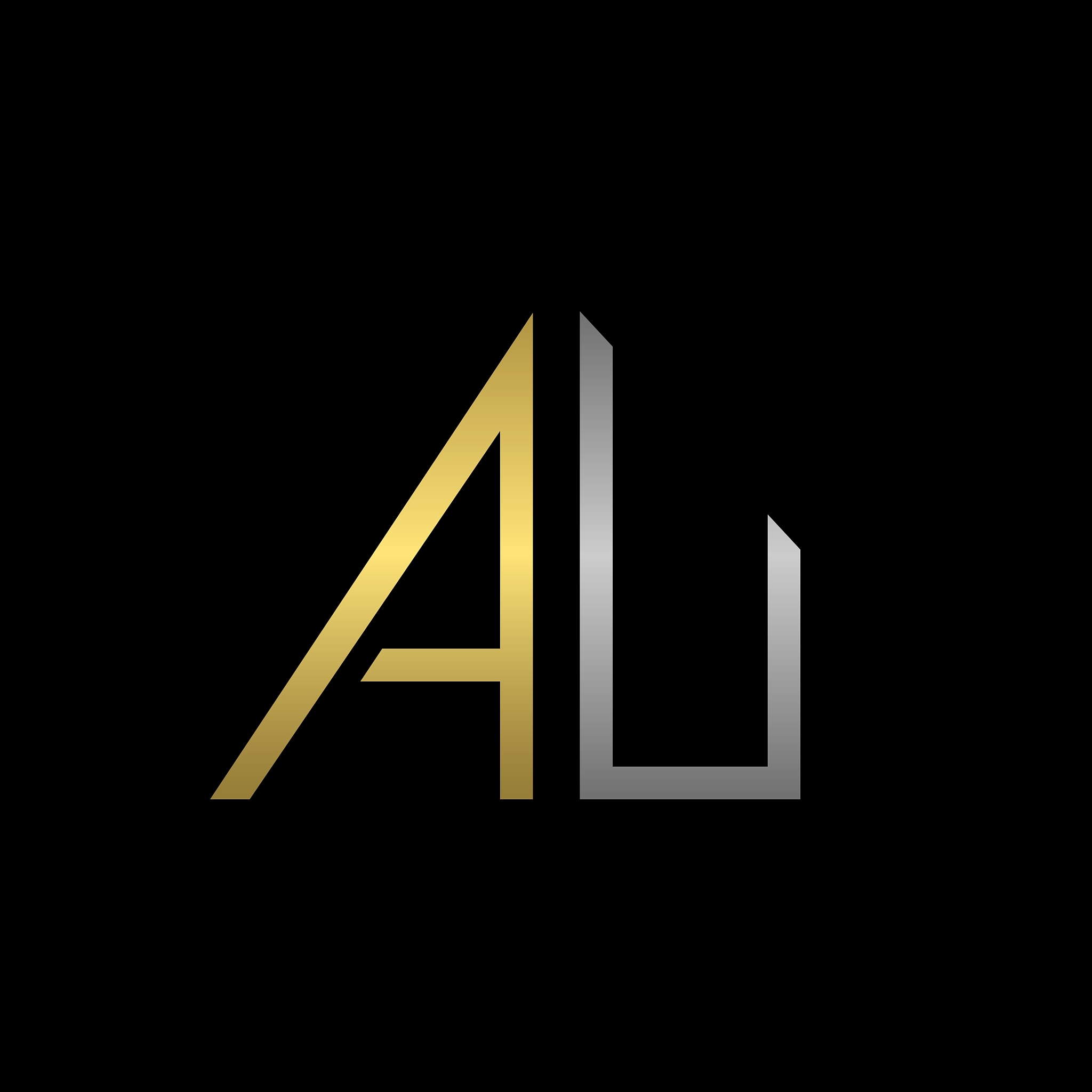 au letters logo