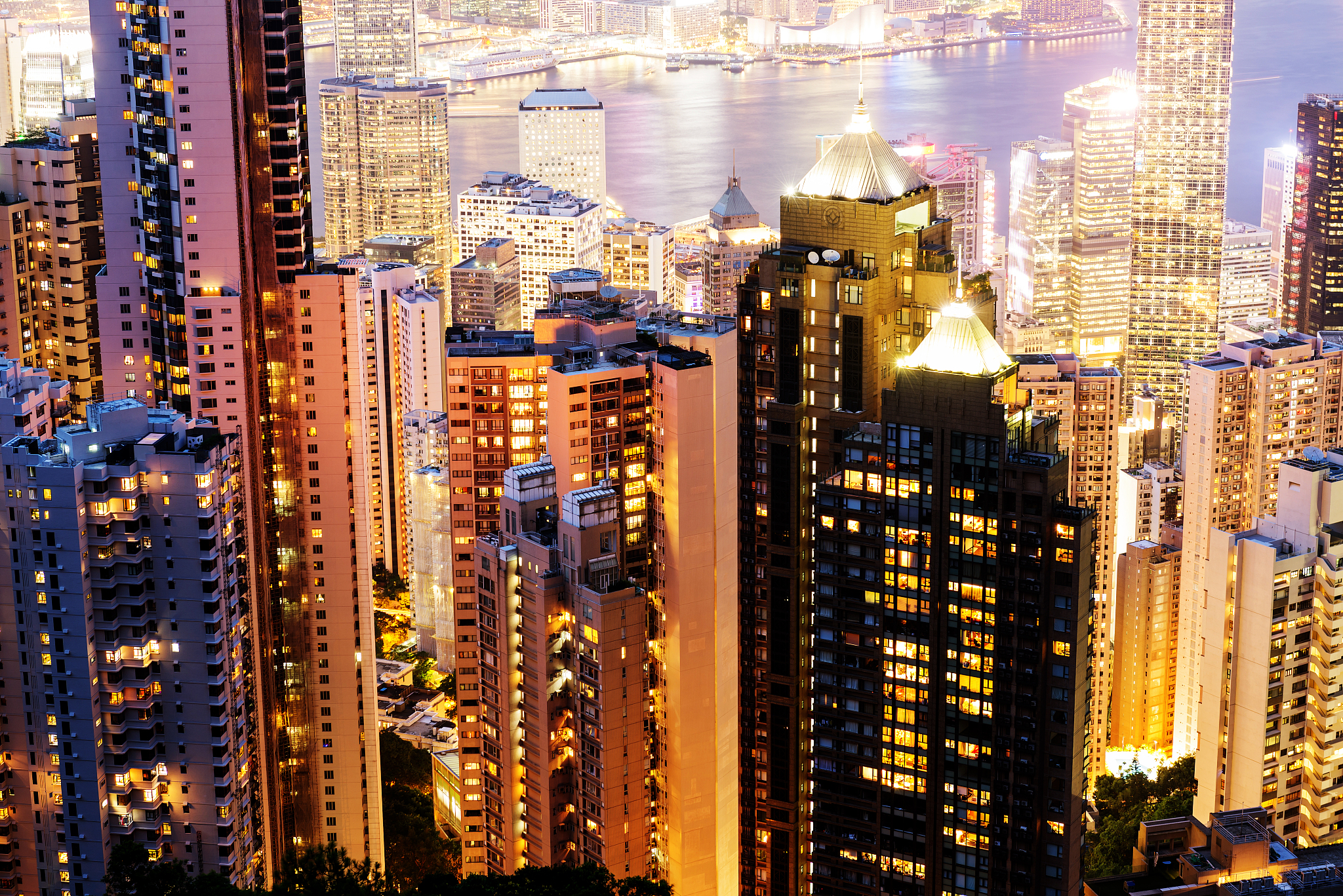 hong kong skyline