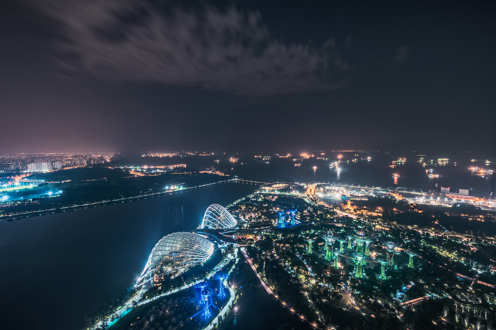 新加坡城市夜景