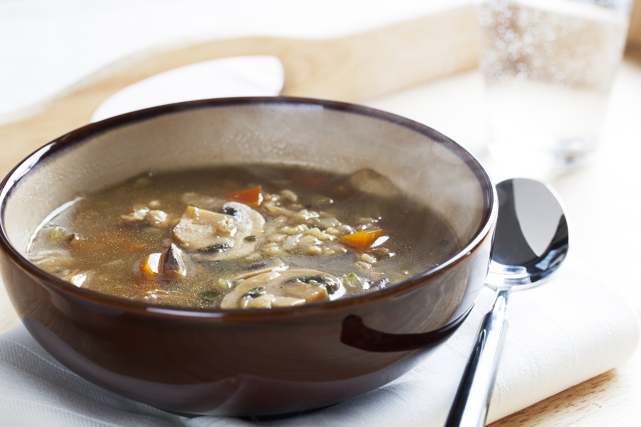 mushroom barley soup