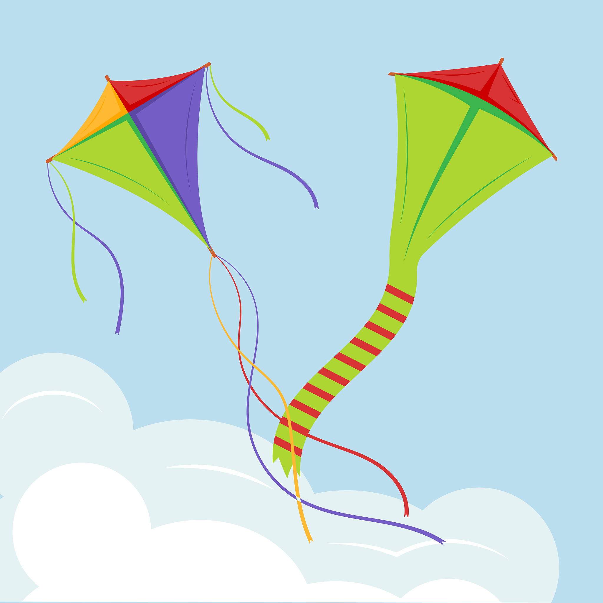colorful kites