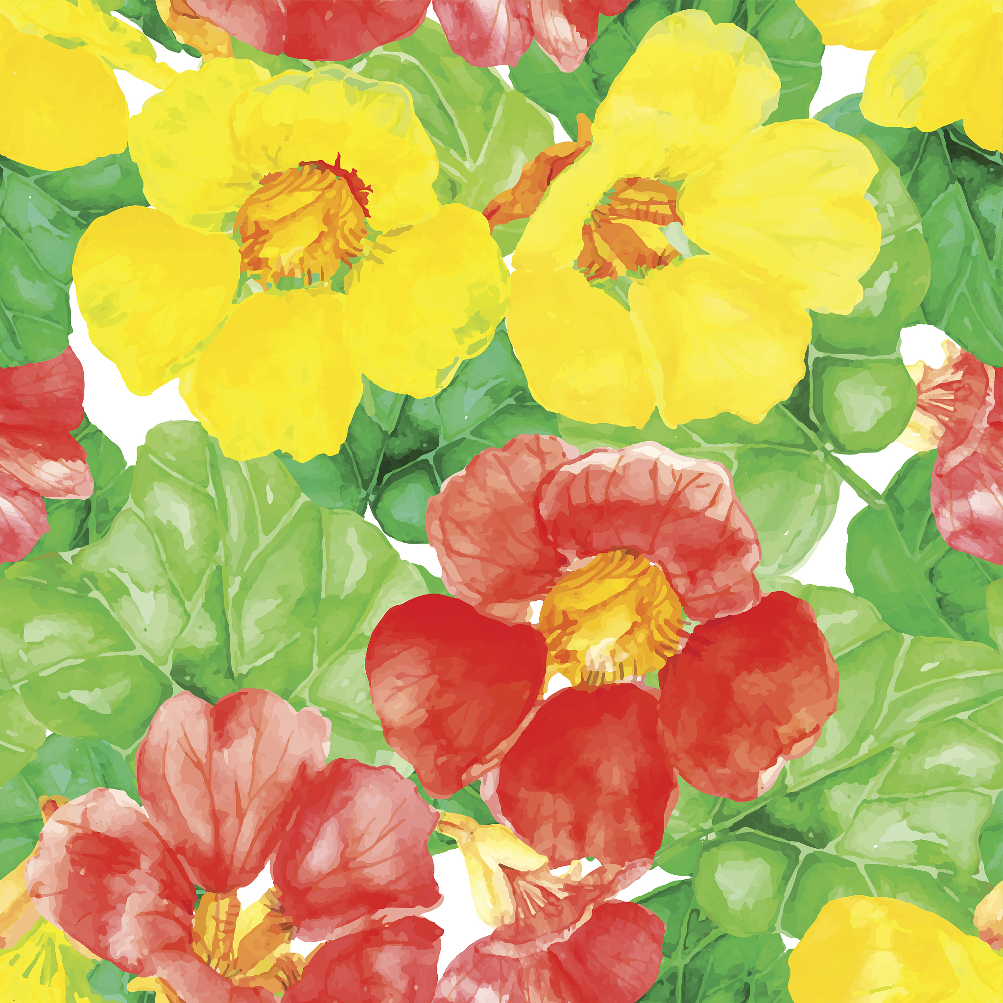 Describe a visually dynamic scene to me a sea of flowers