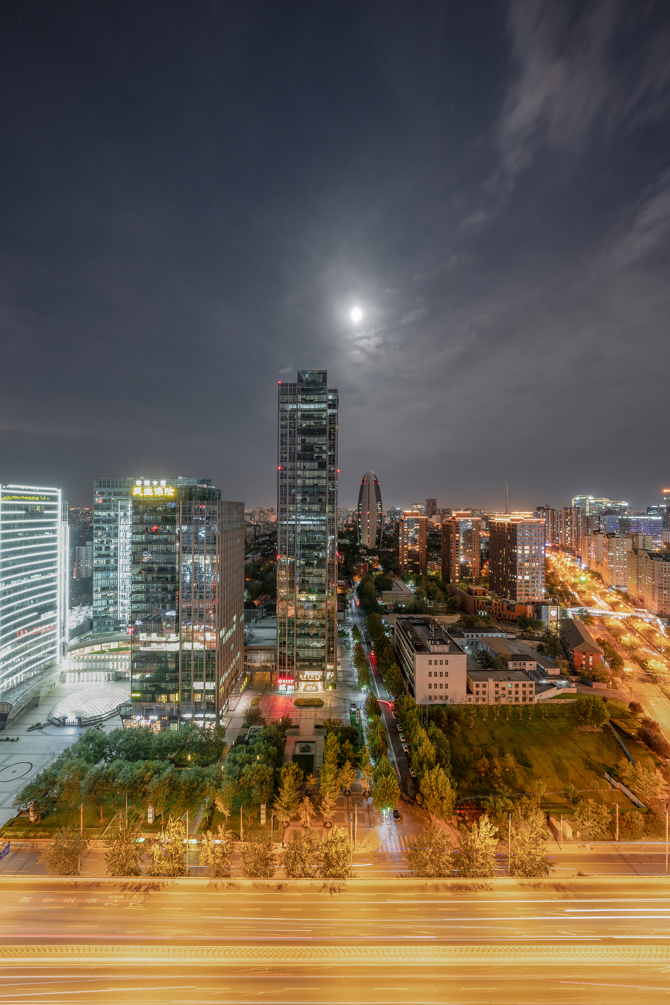<strong>北京</strong>商业区夜景
