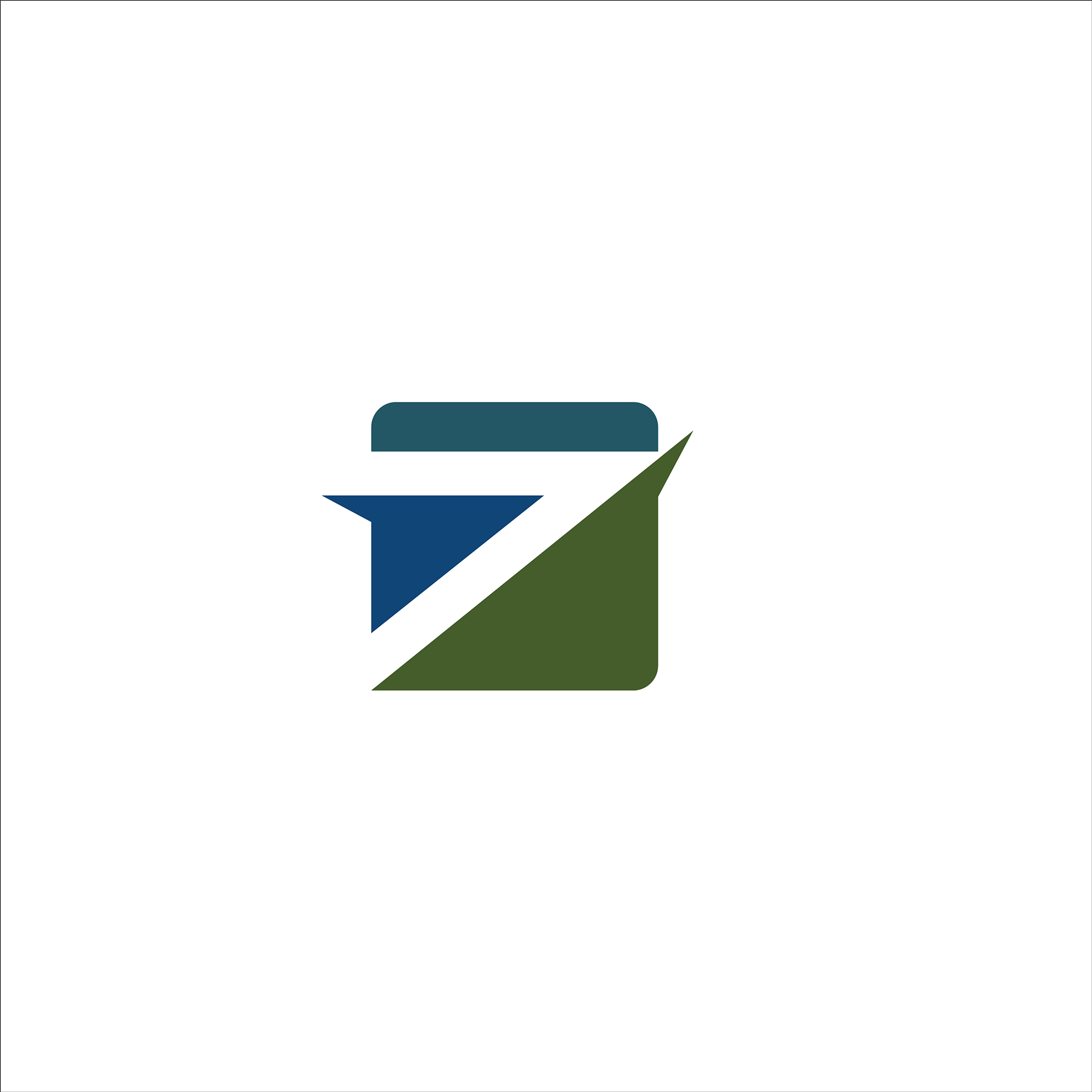initial letter z or zz logo design template