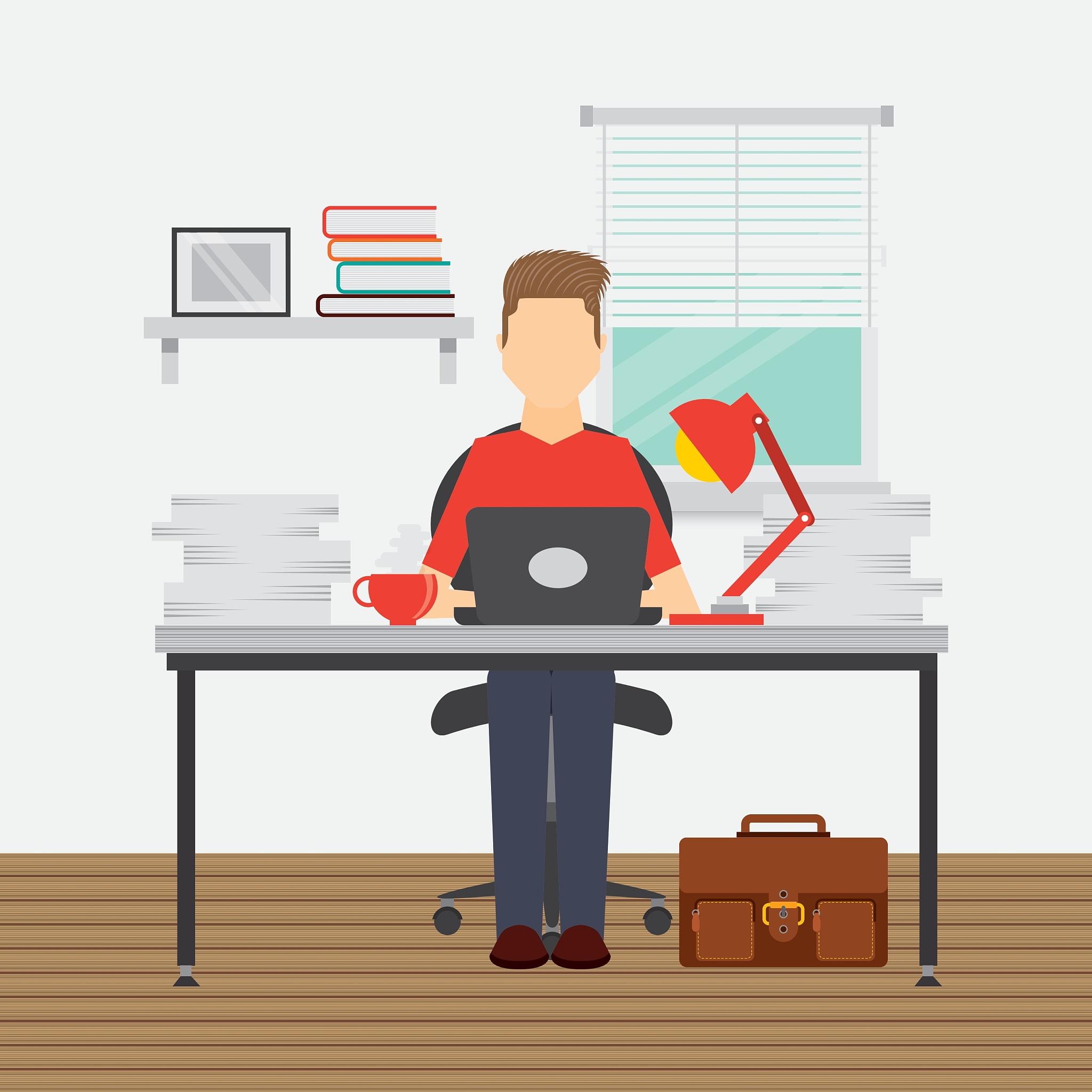 people working design