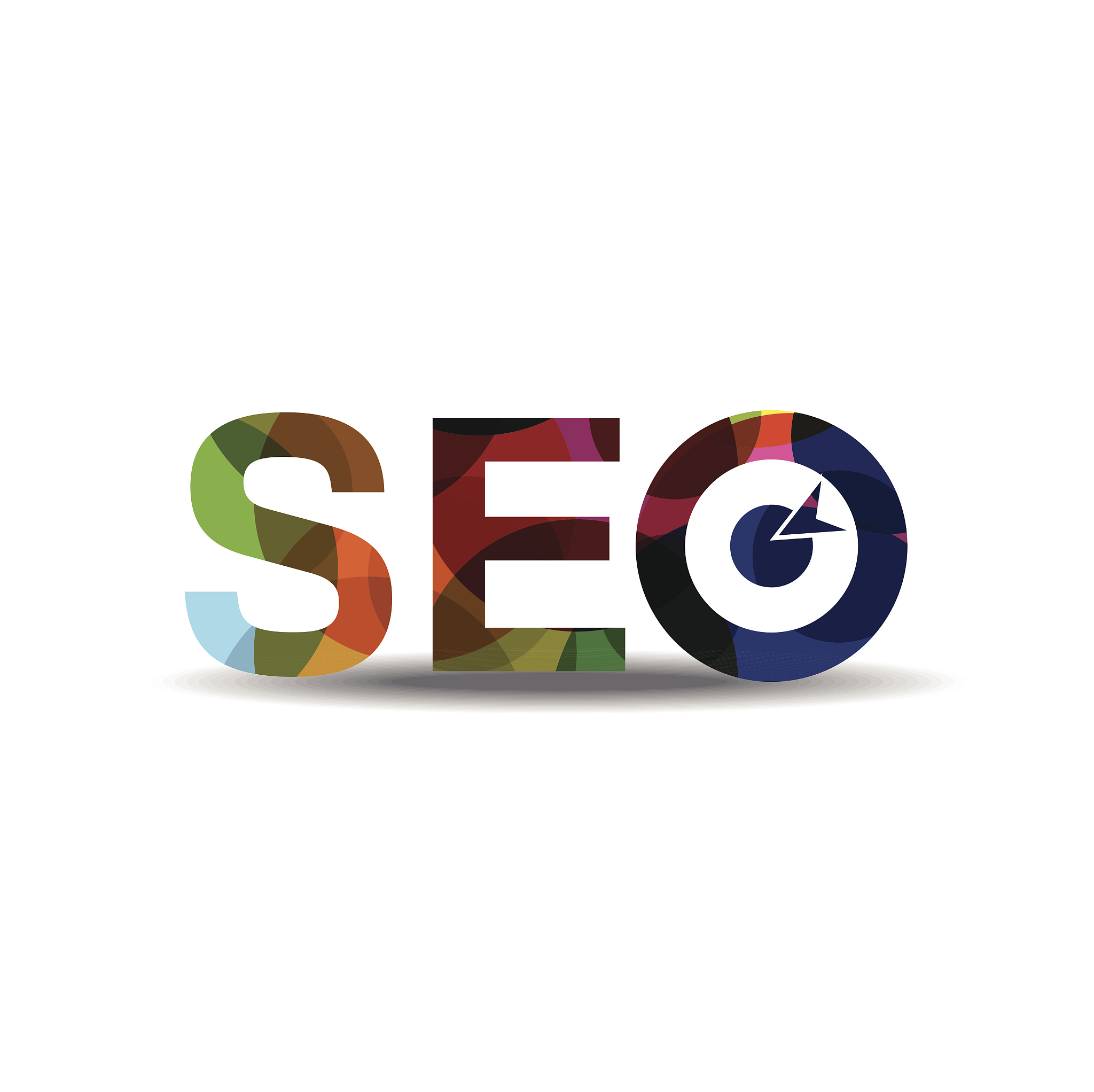 seo colorful vector icon design