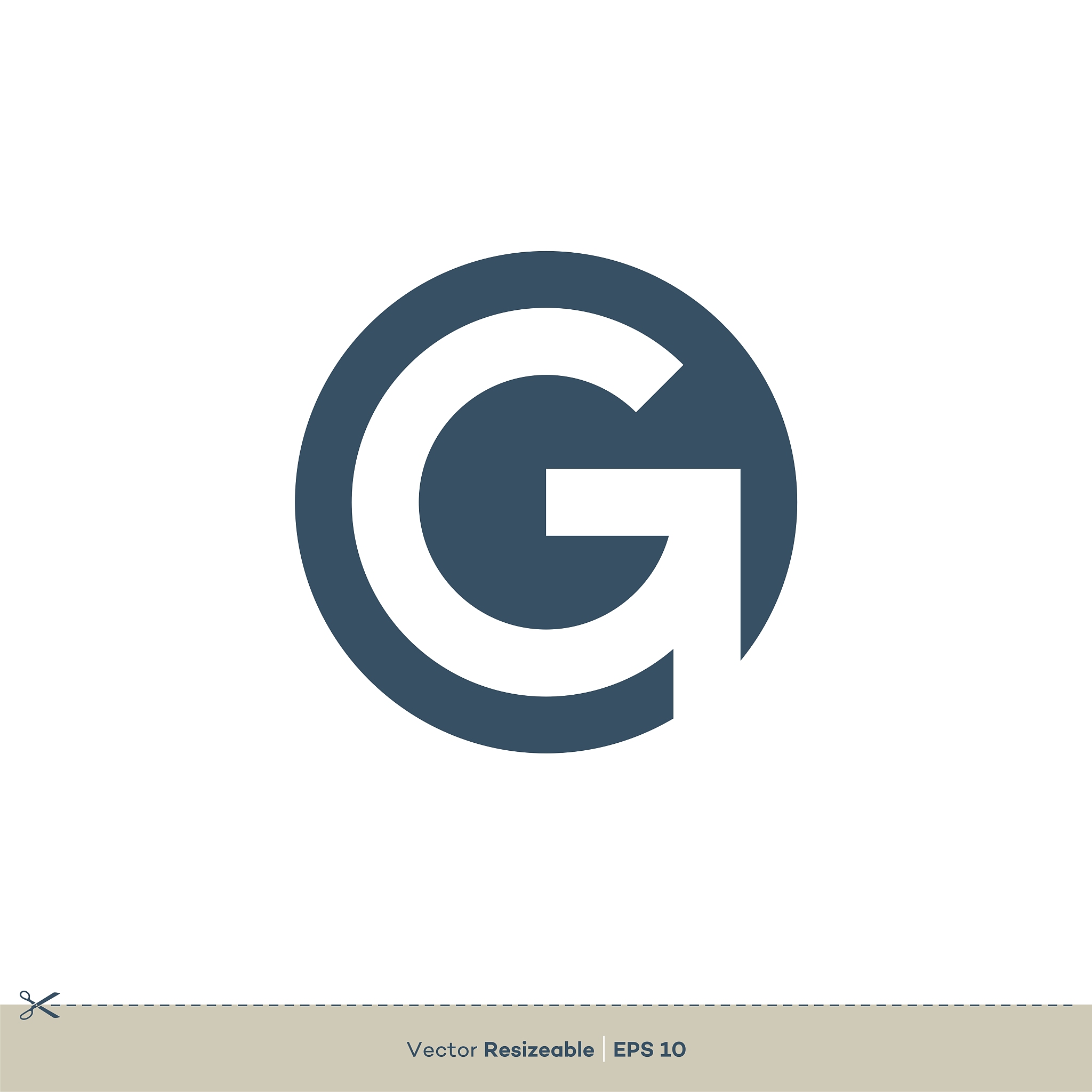 g letter logo template illustration design. vector eps 10.