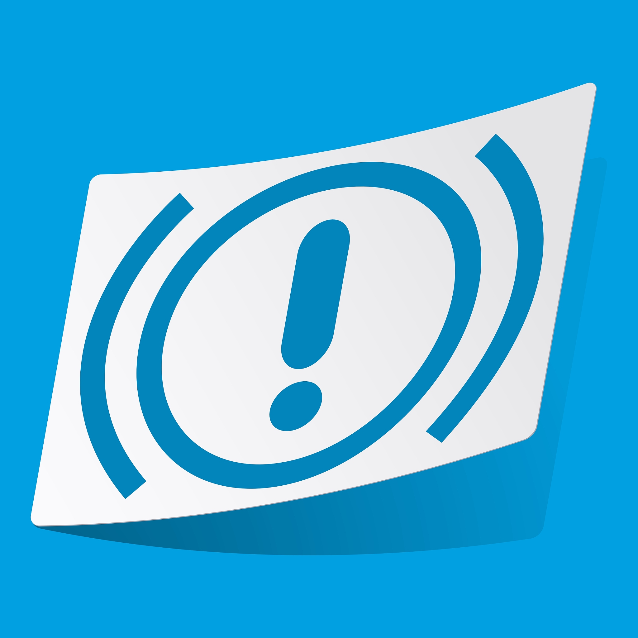 alert sticker