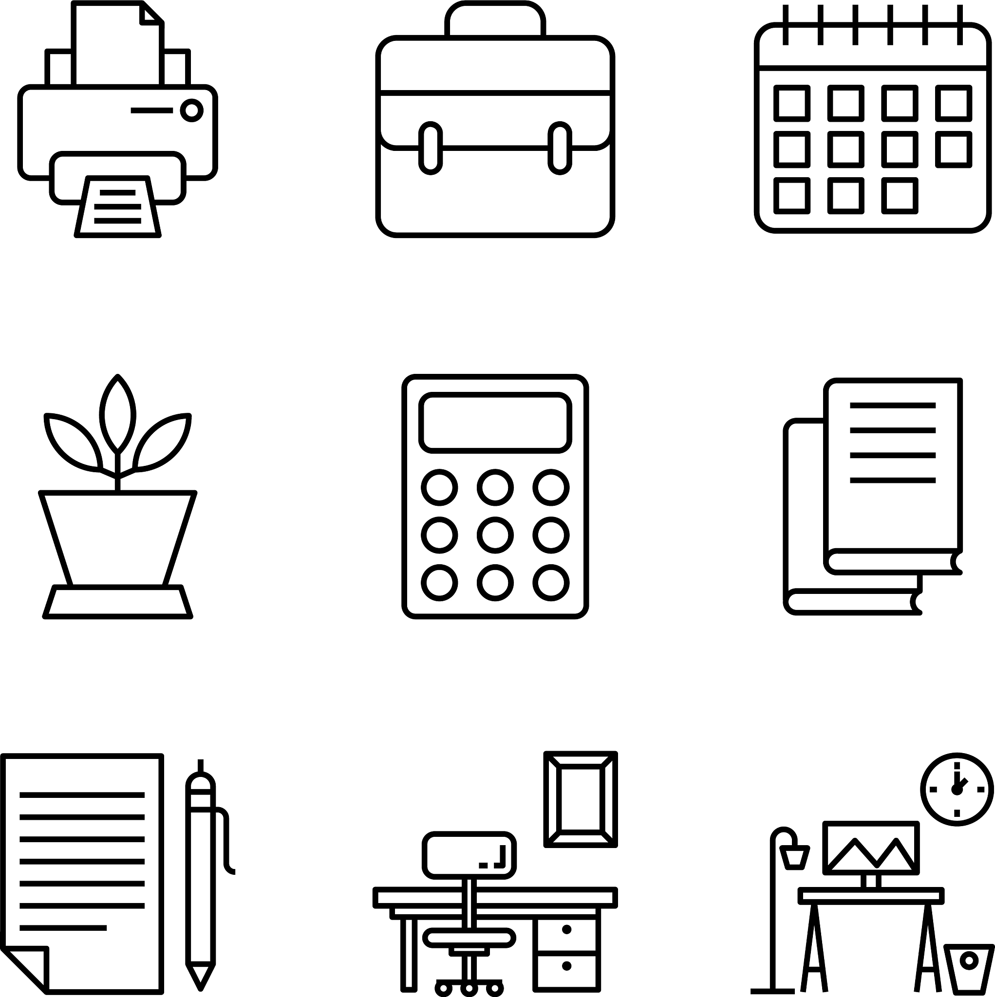 workplace icons pack