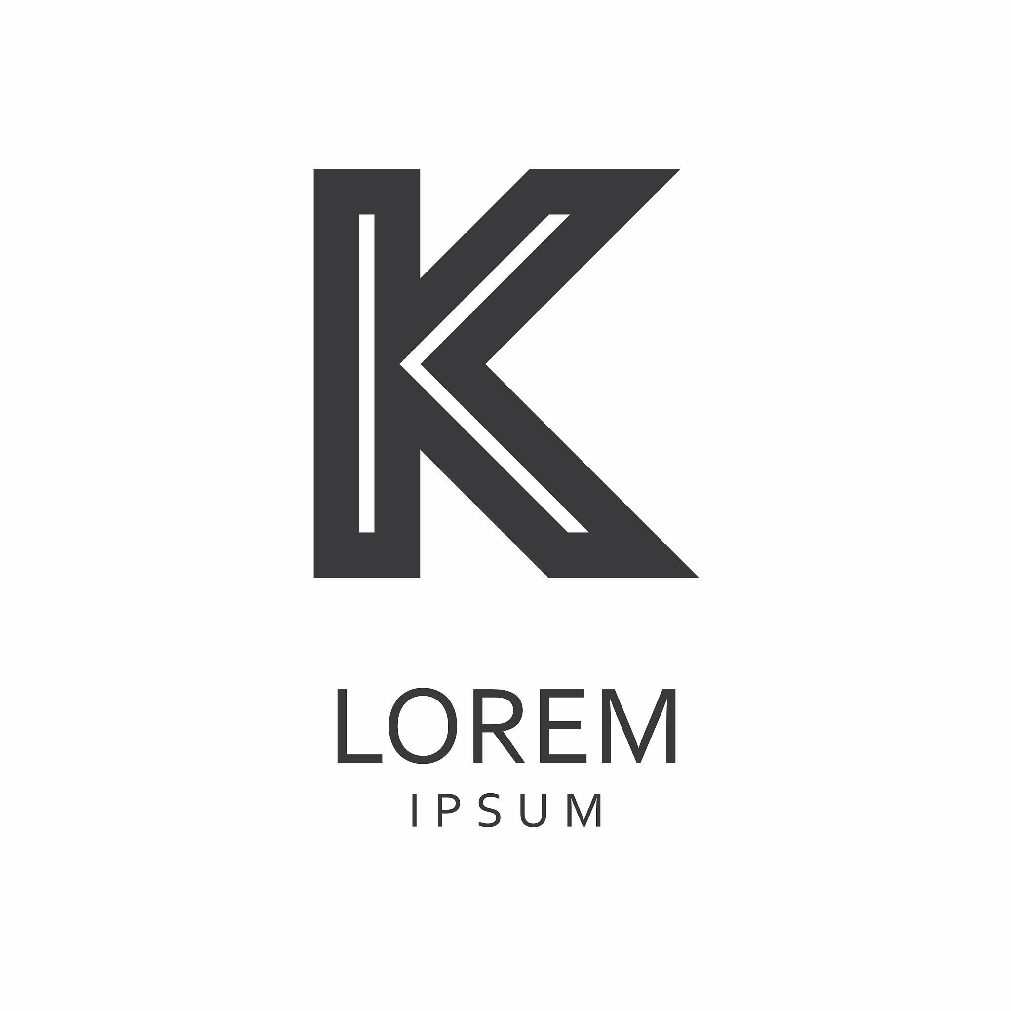 k letter logo icon