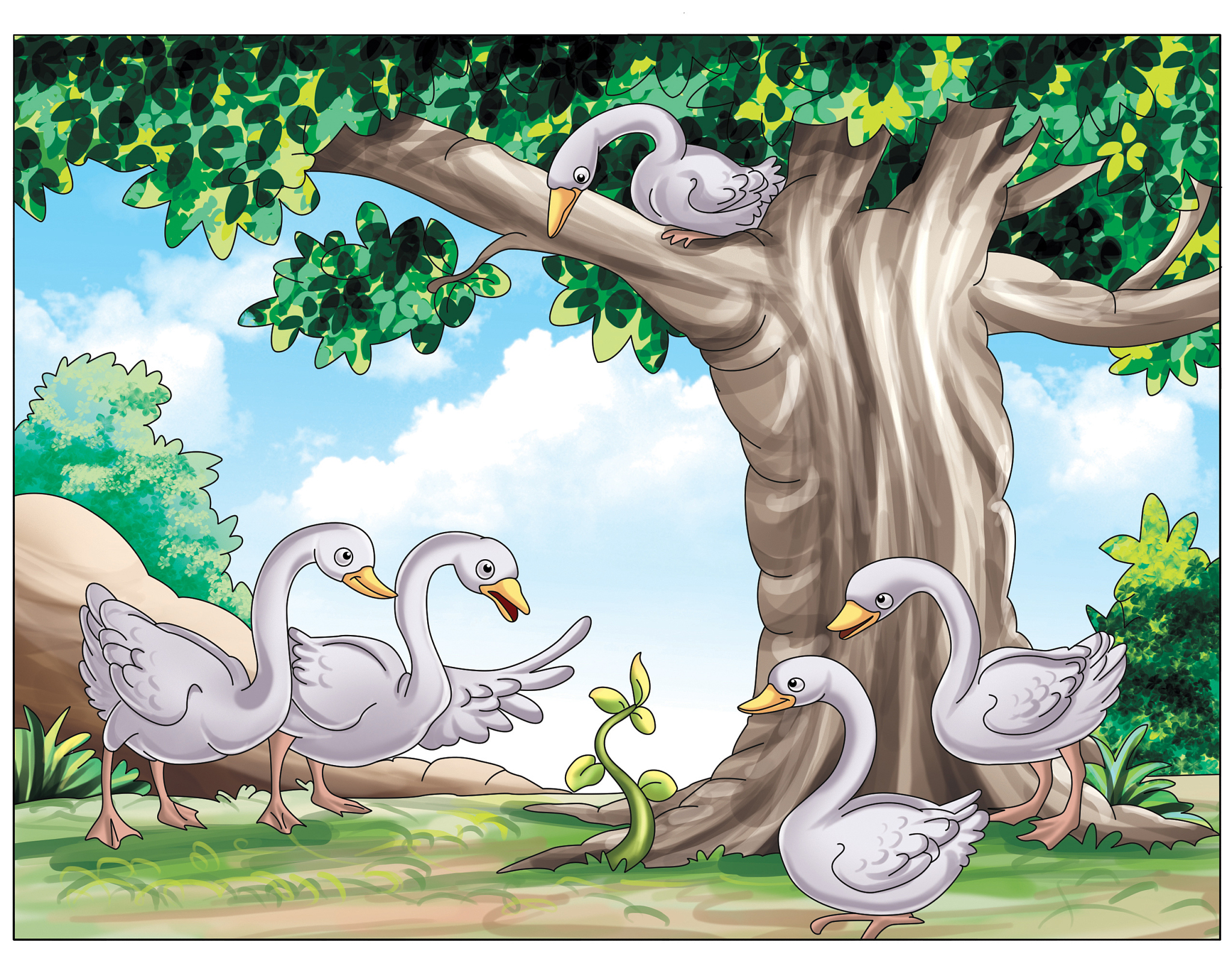 勇敢的小鸭子鼠头：冒险之旅与神奇花园