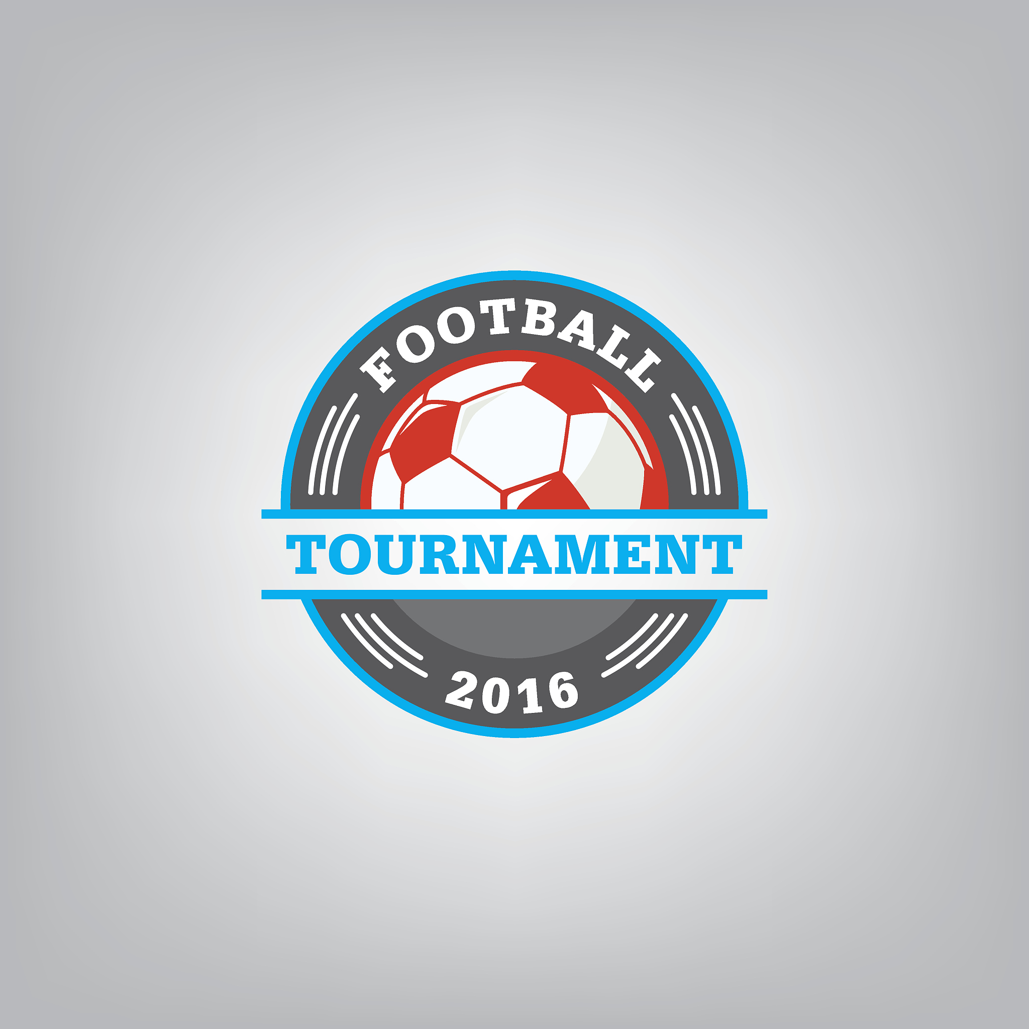 soccer logo design template , football badge team identity.
