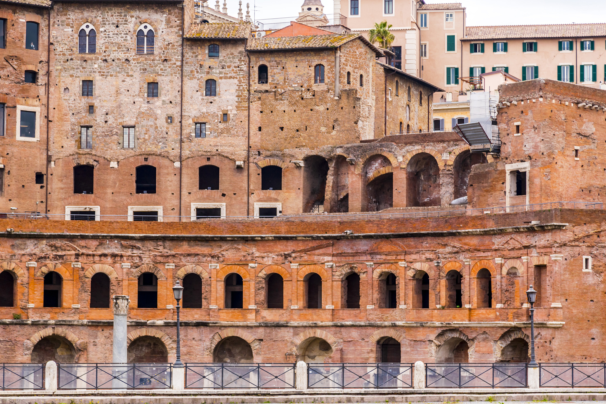roman forum, view from capitolium hill in rom