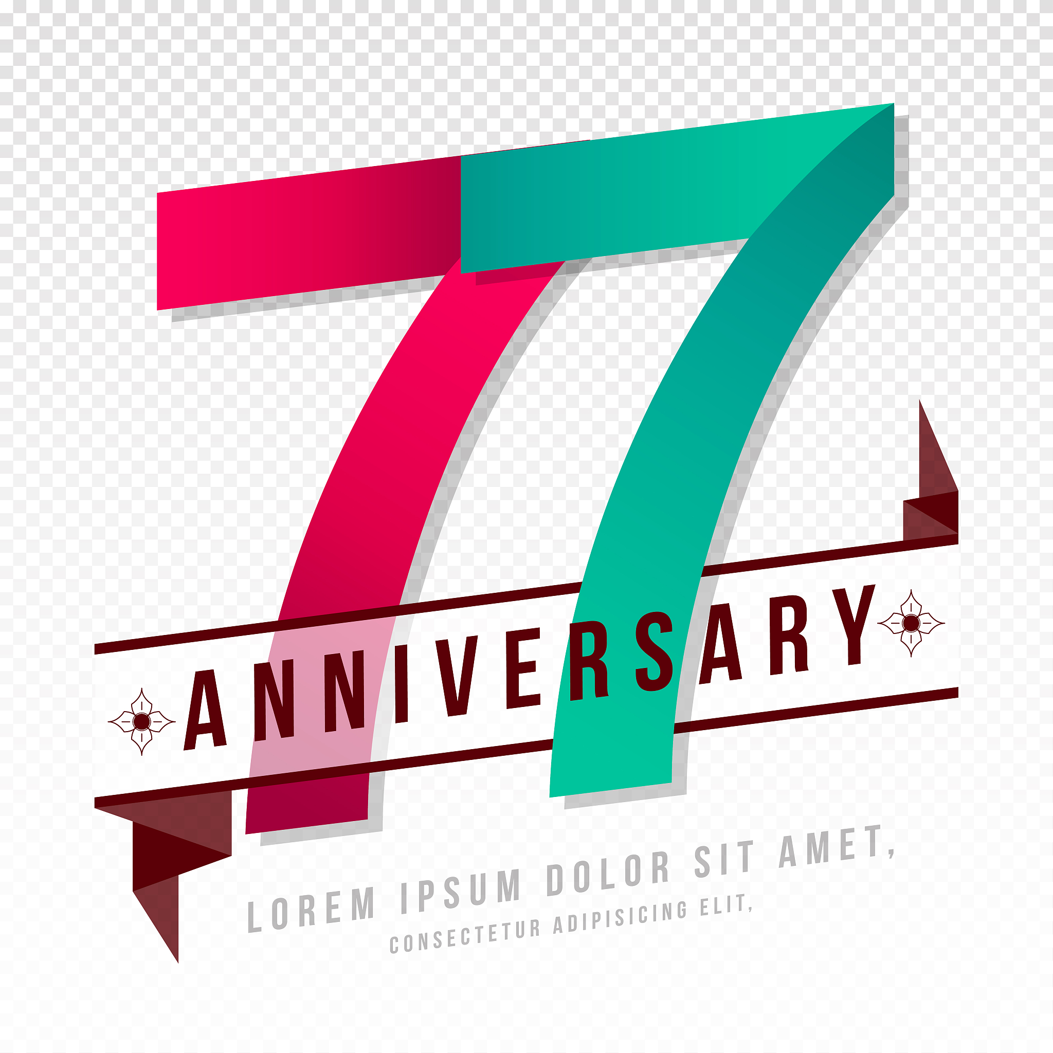 anniversary emblems template design