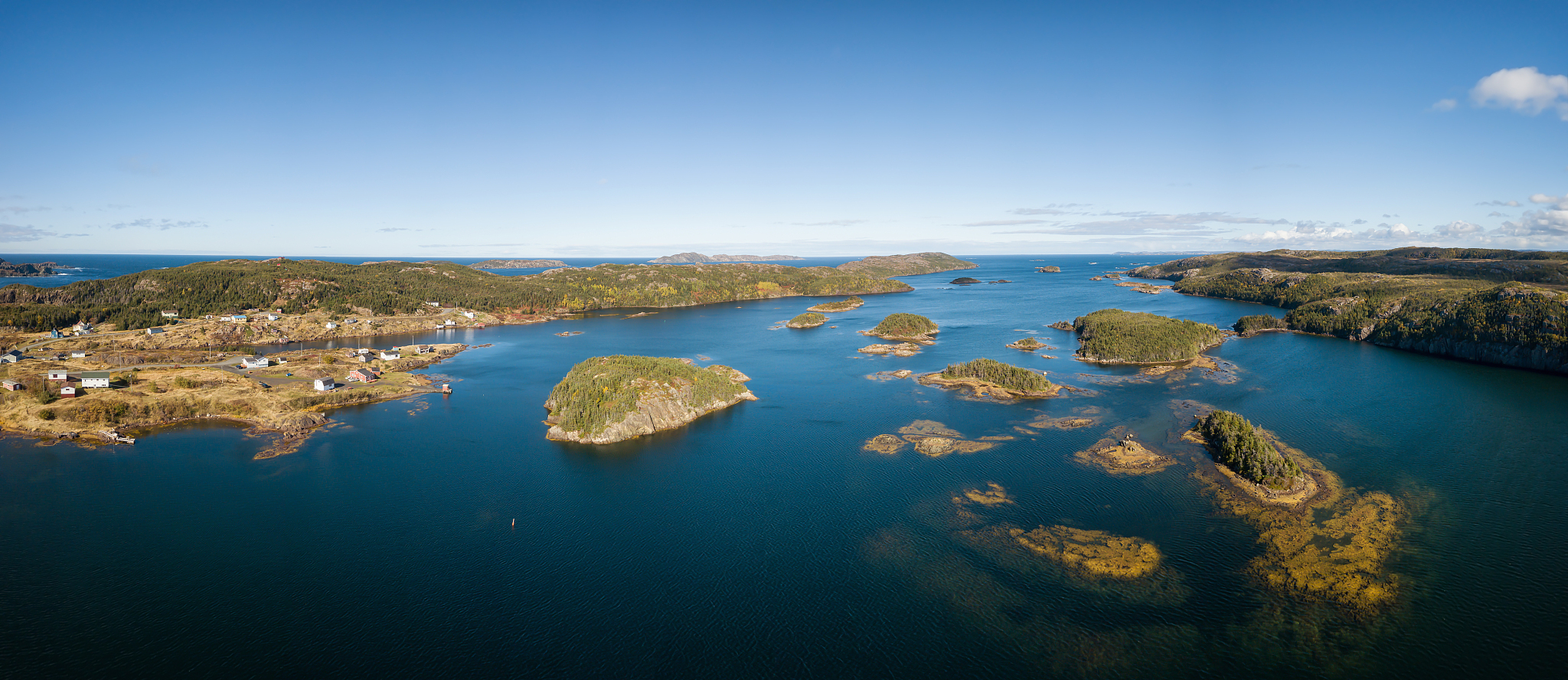 aerial newfoundland, canada
