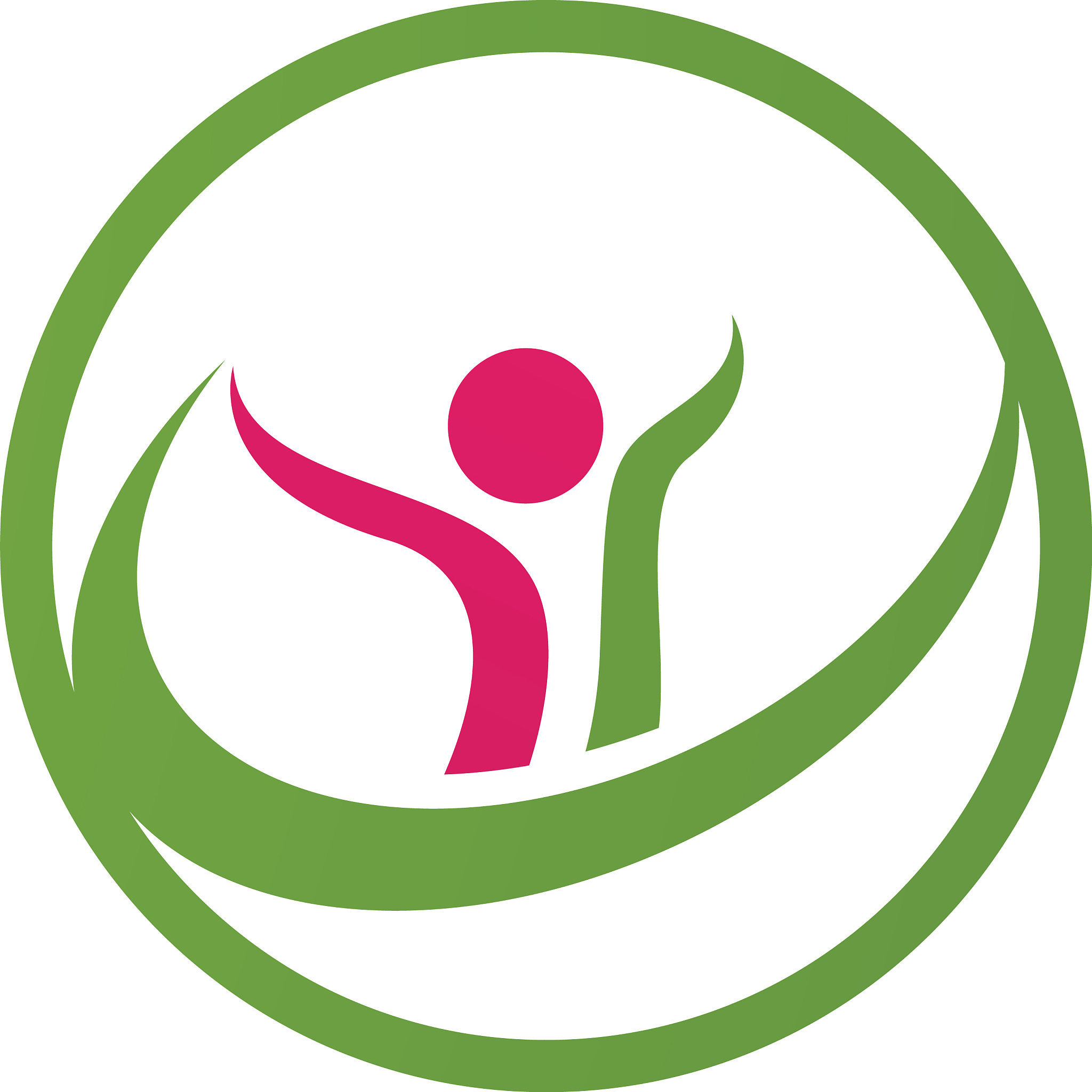 human character logo sign