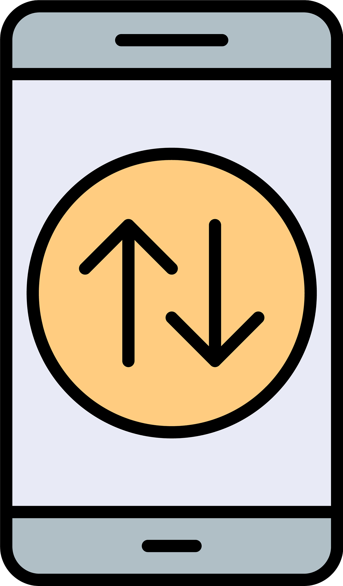 data connection mobile application icon