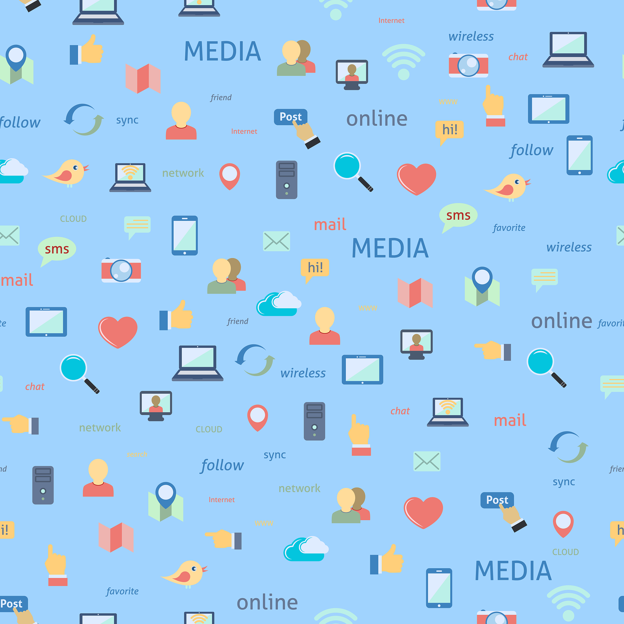 icon social seamless