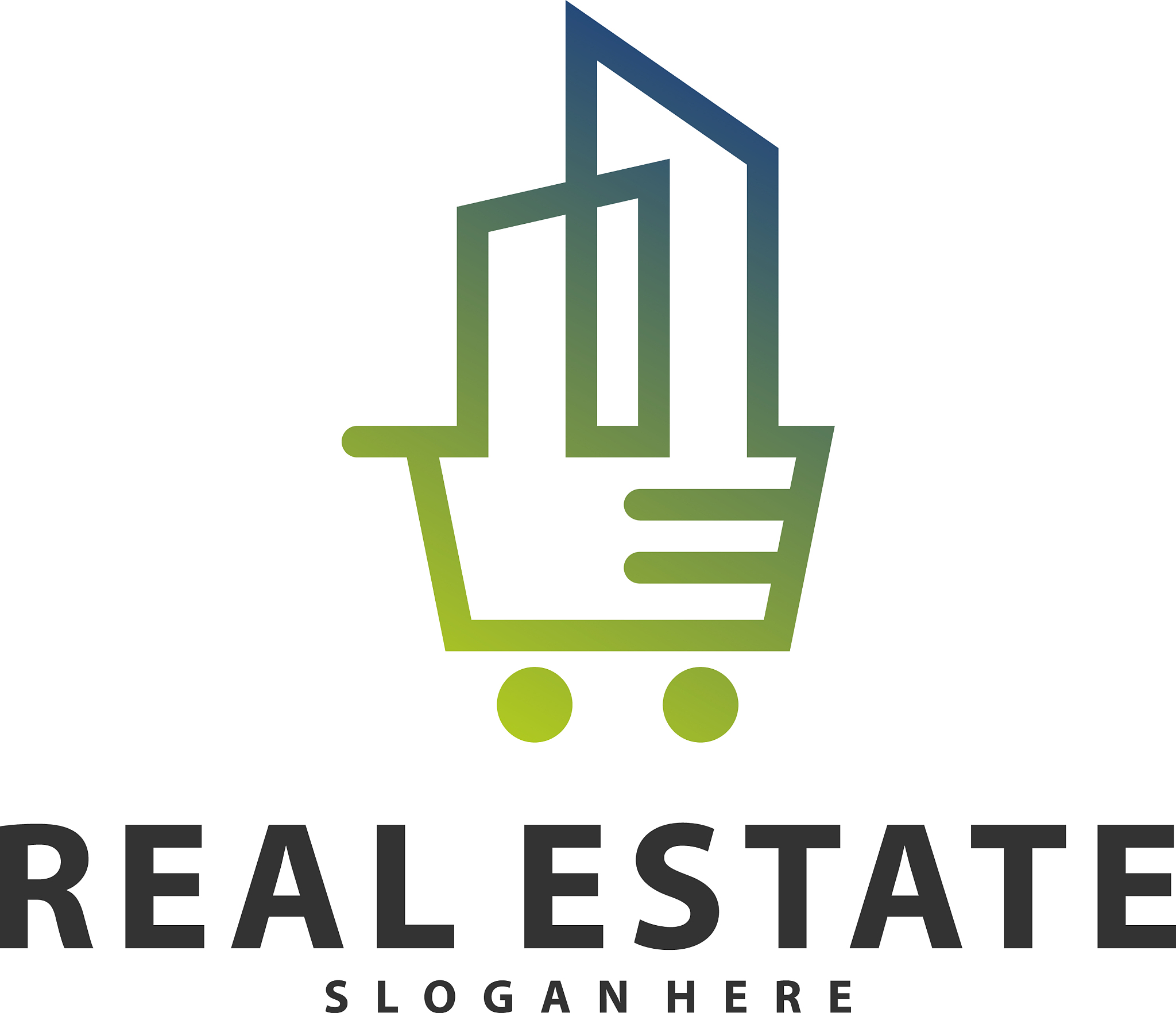 shop city logo symbol template design emblem