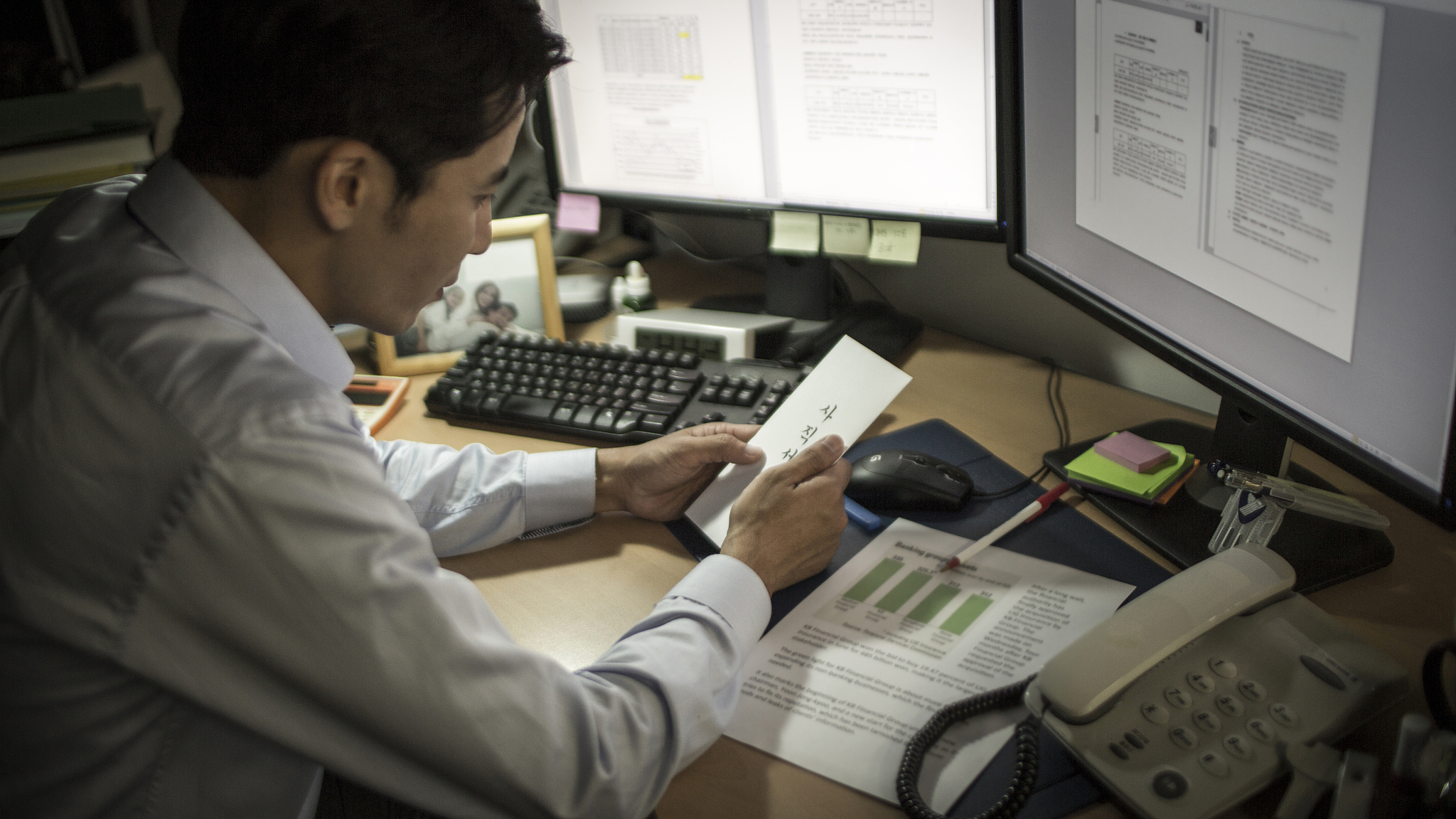 photography of businessman thinking quitting a job