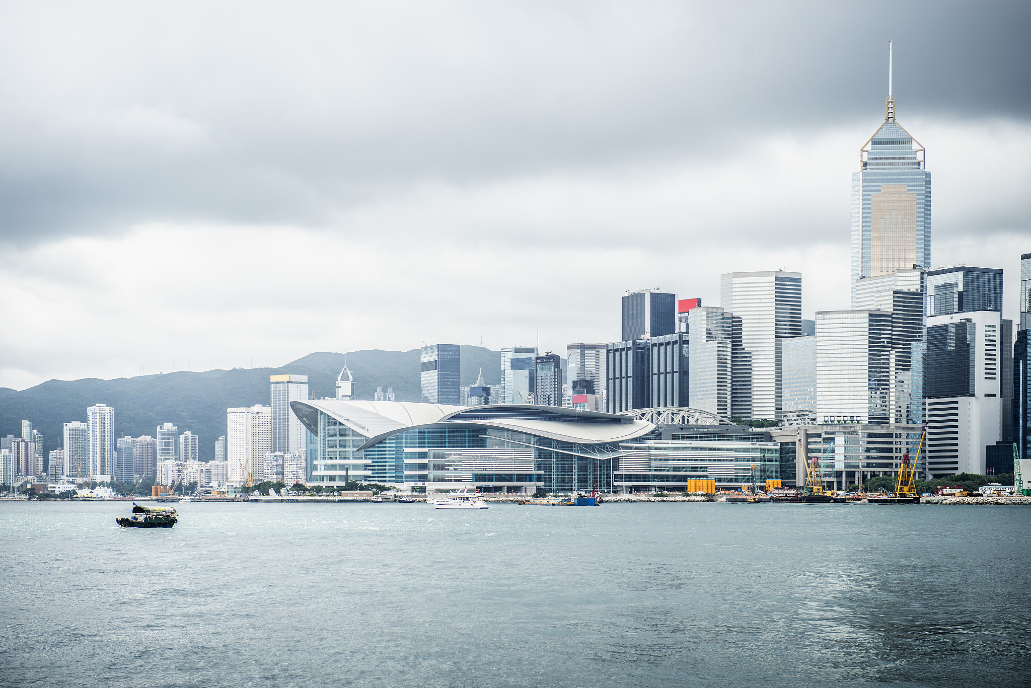 hong kong island skyline