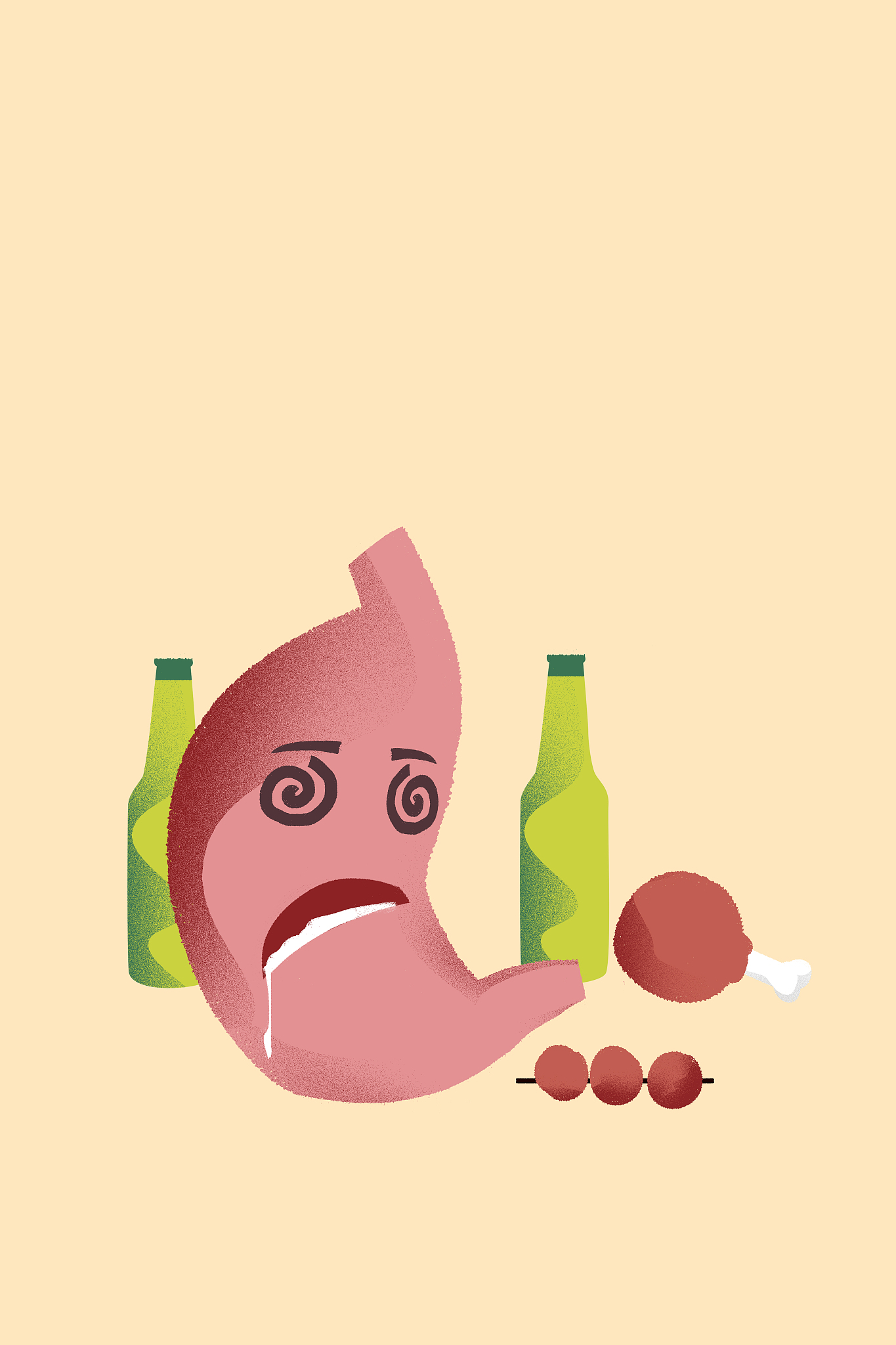 感冒发烧以后胃口严重不好伤了胃了