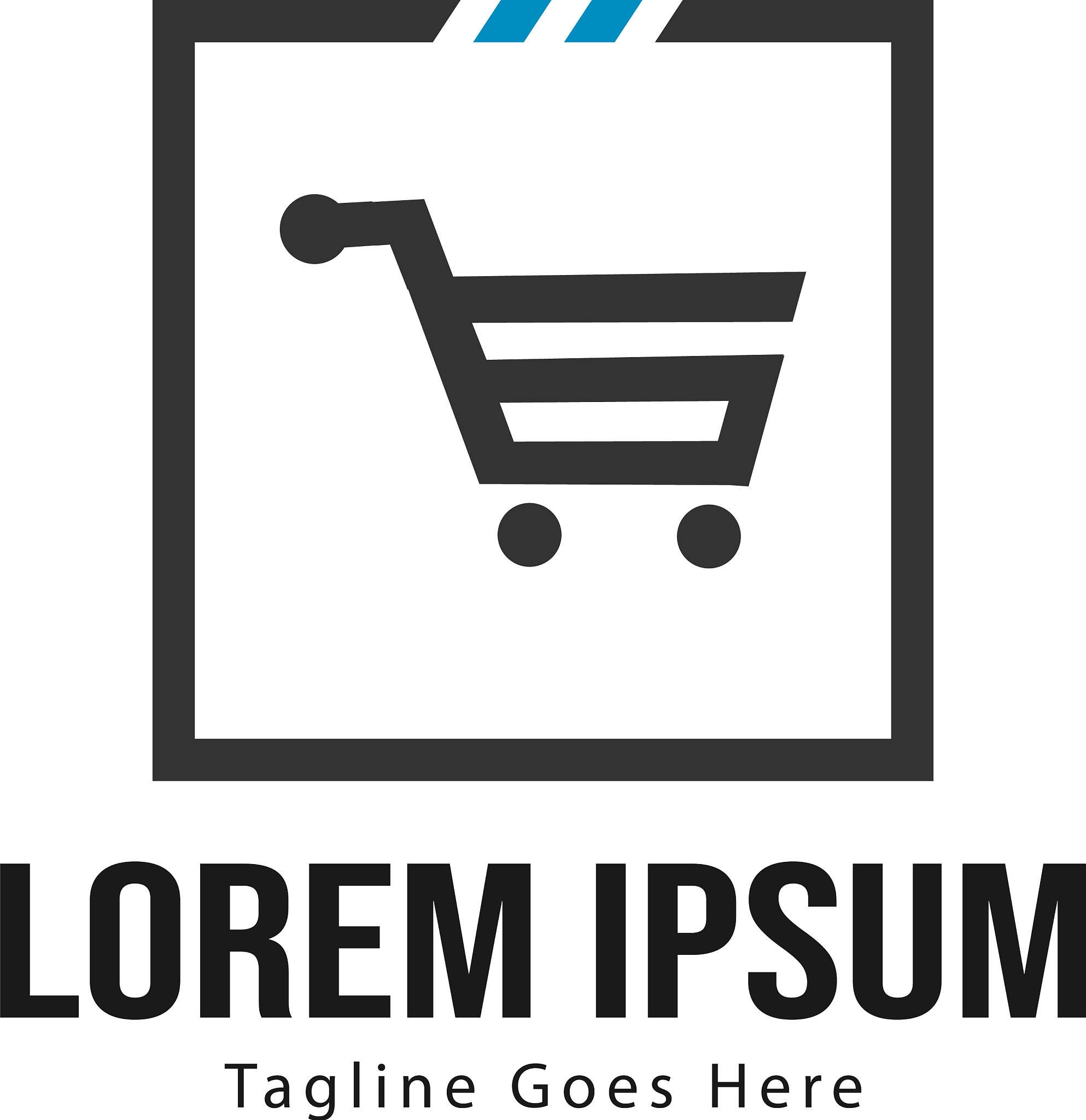 shopping logo template design shopping logo with