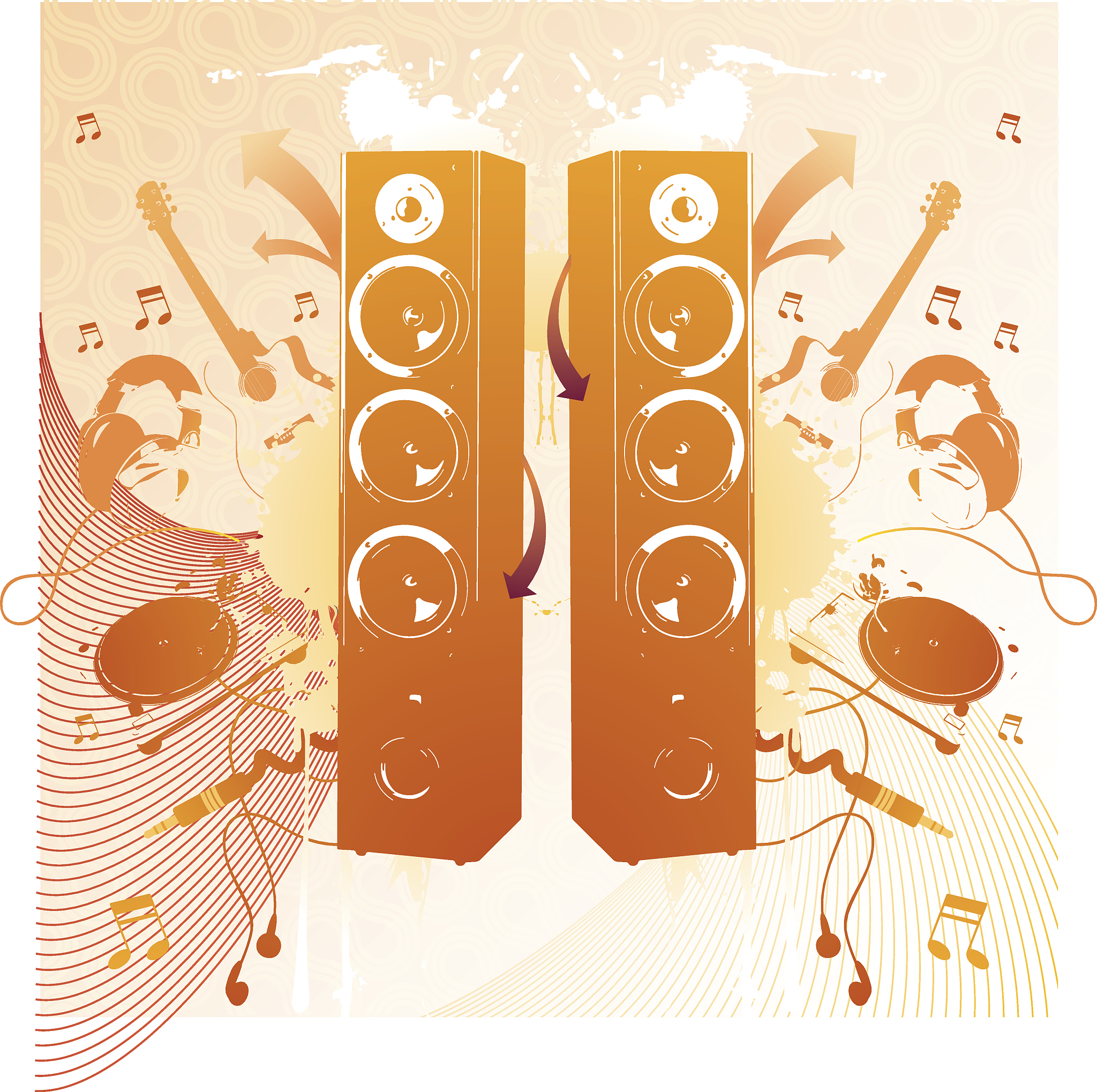 music/speaker - illustration