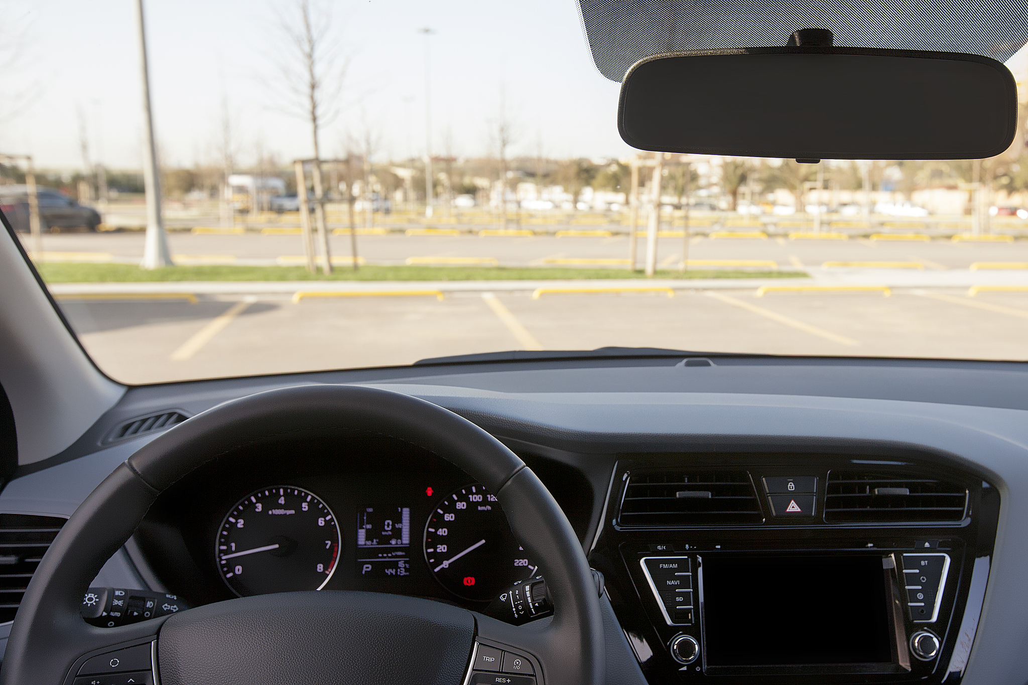 car interior dashboard panel