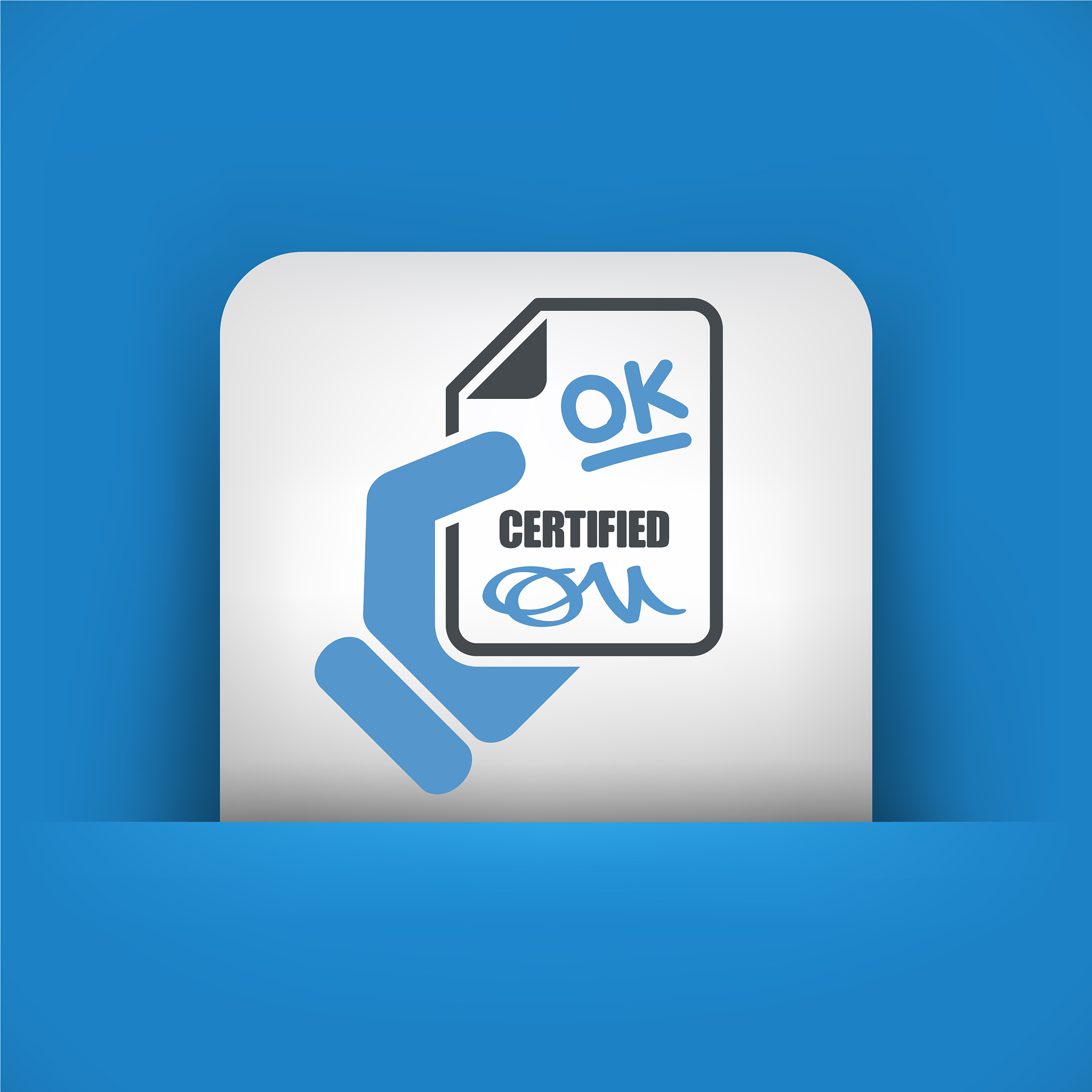 certified document icon