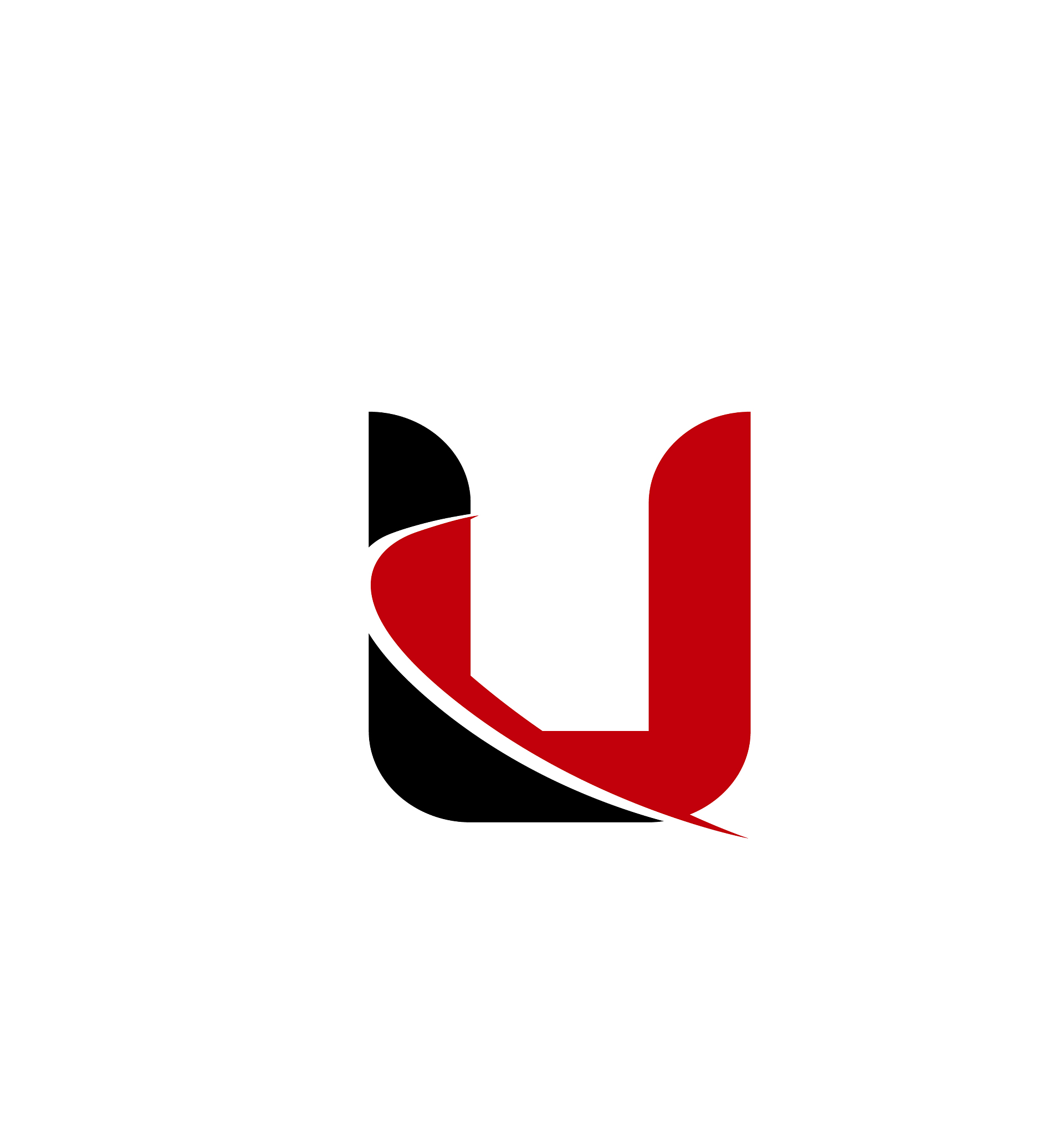 letter u logo icon design template elements