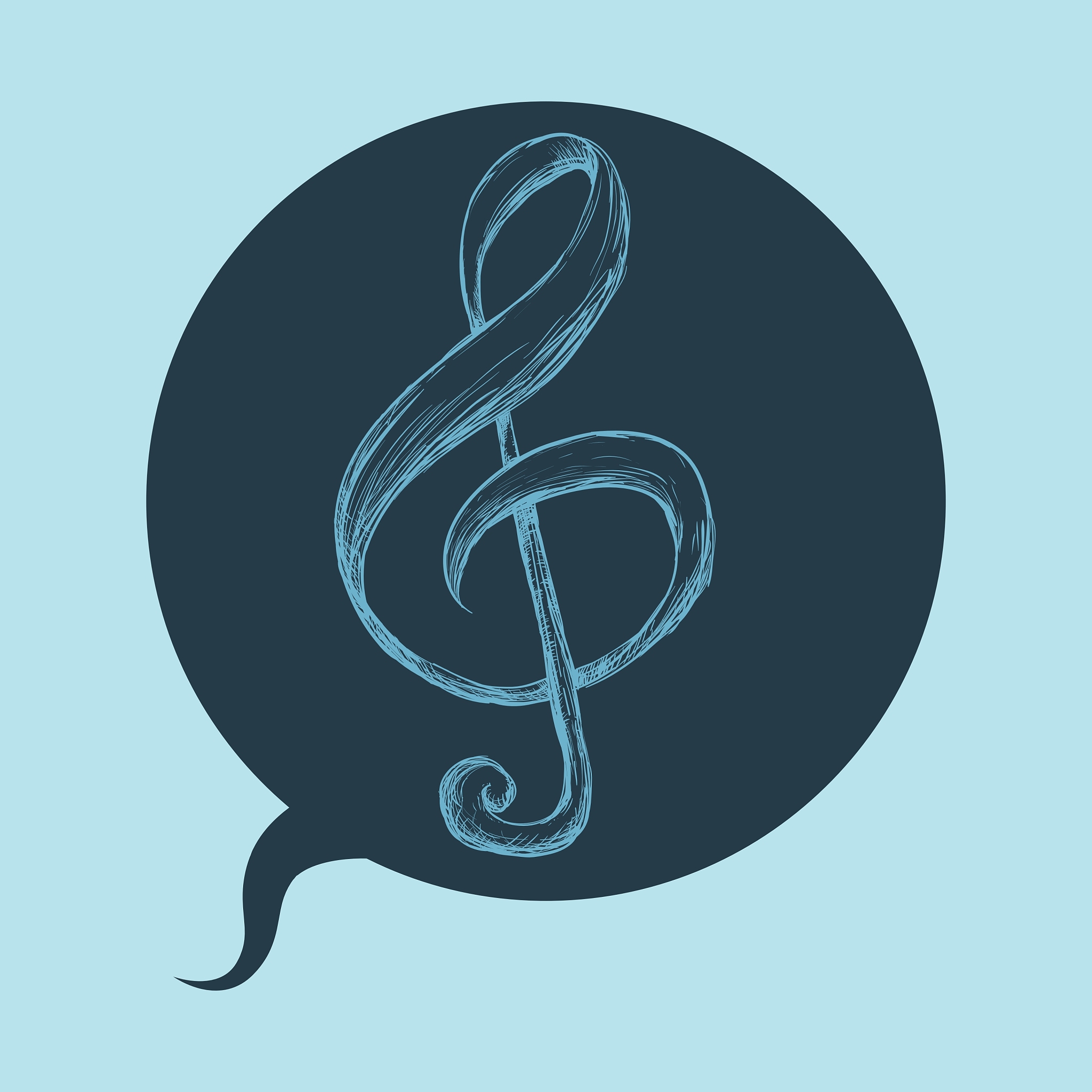 music instruments and notes