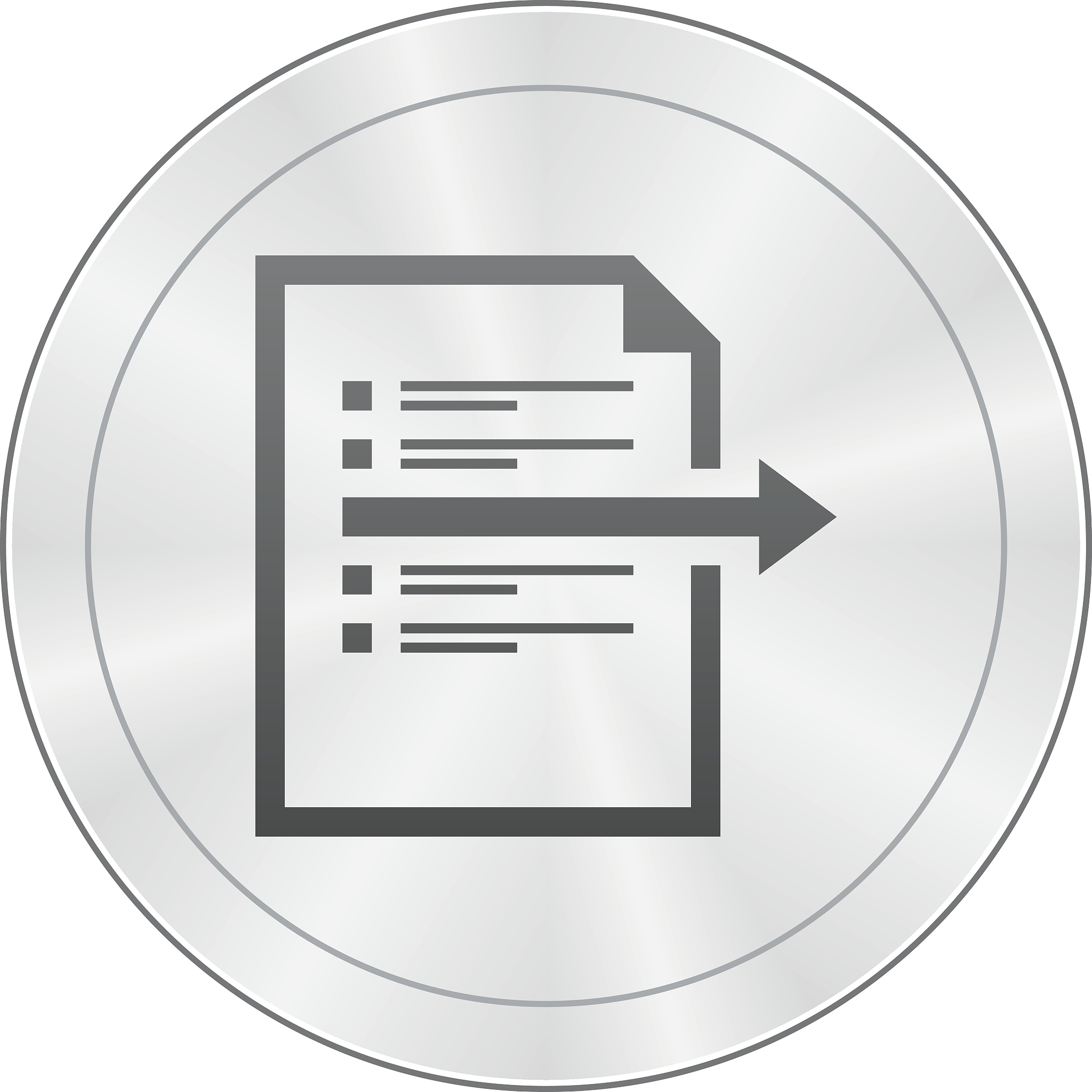 document icon on a round button.