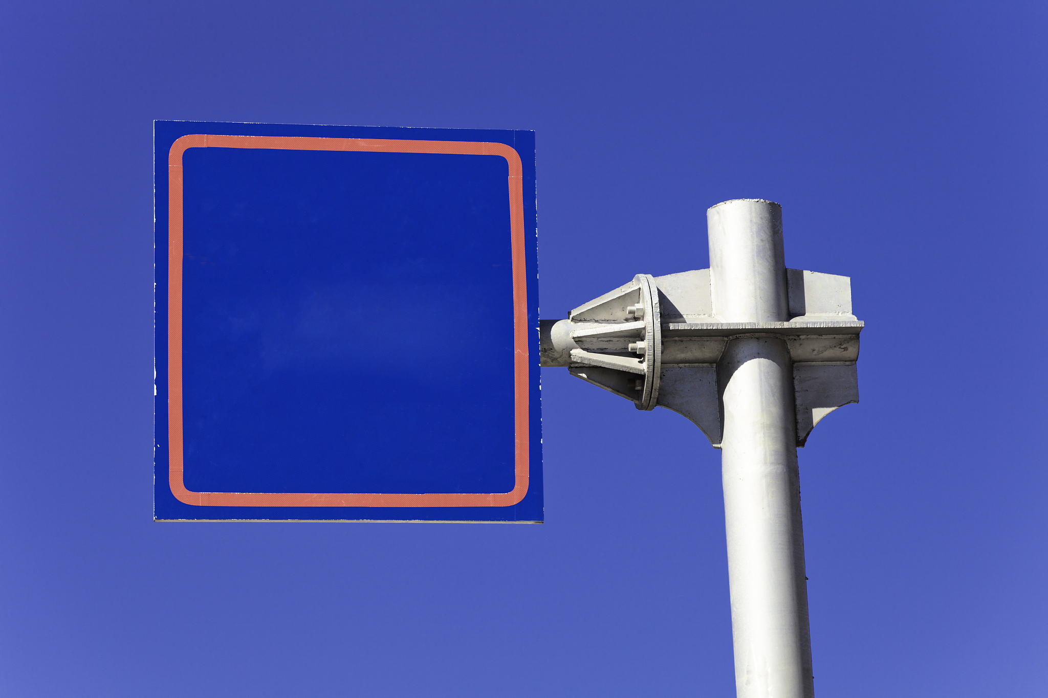 blank road sign