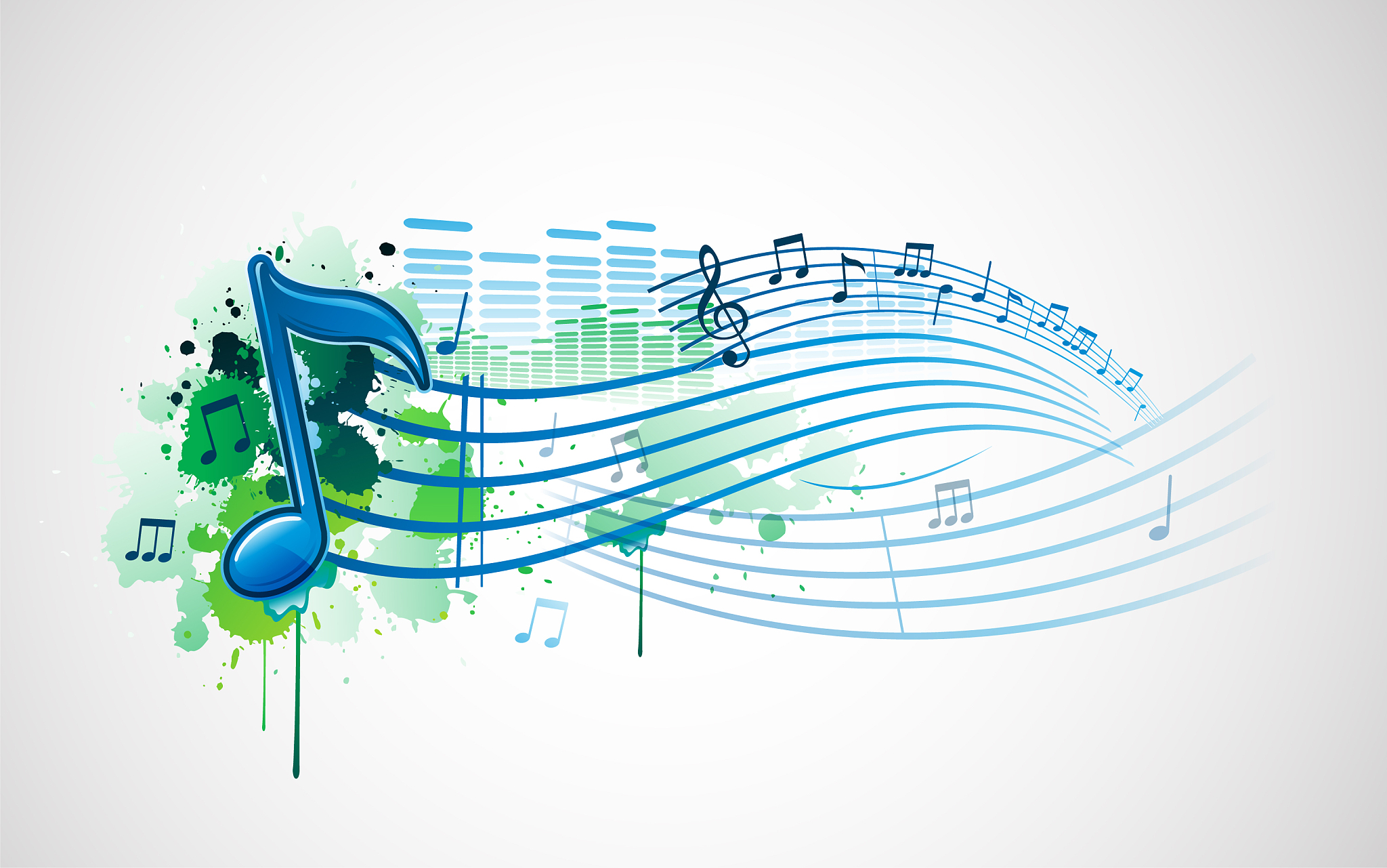 colorful music background
