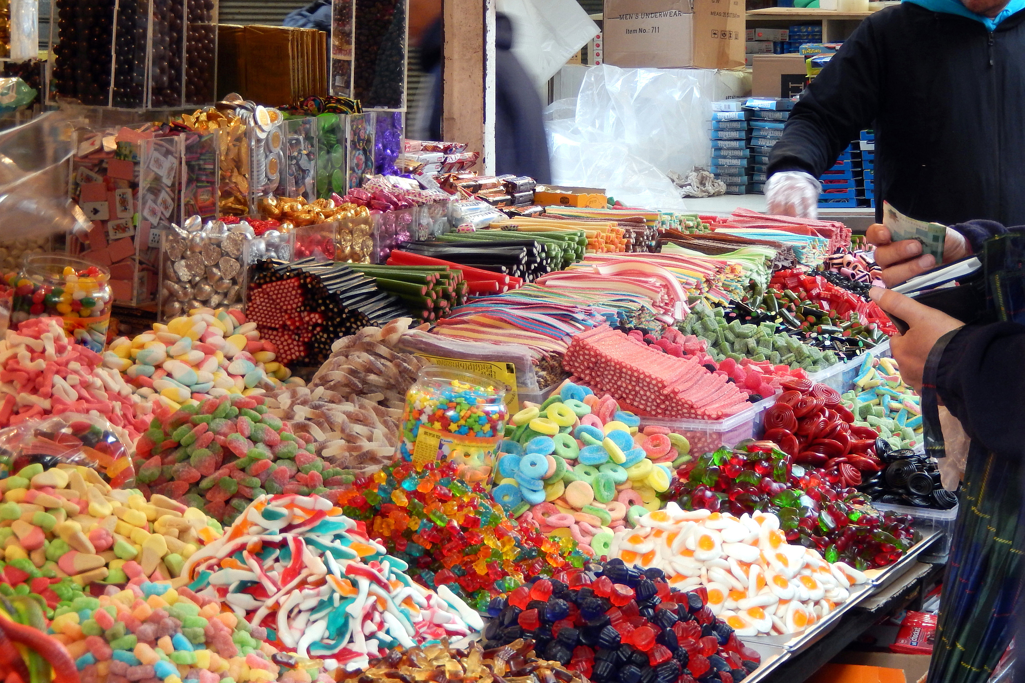sweets at the market