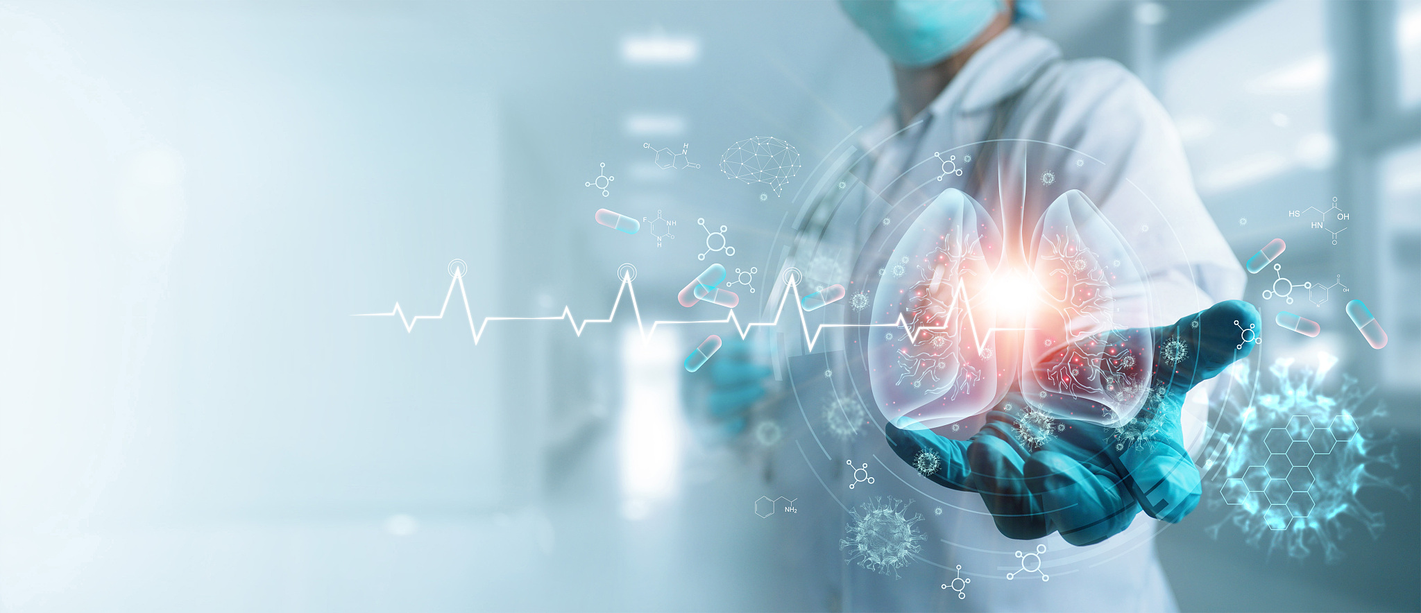 healthcare and medicine, covid-19, doctor holding and diagnose  